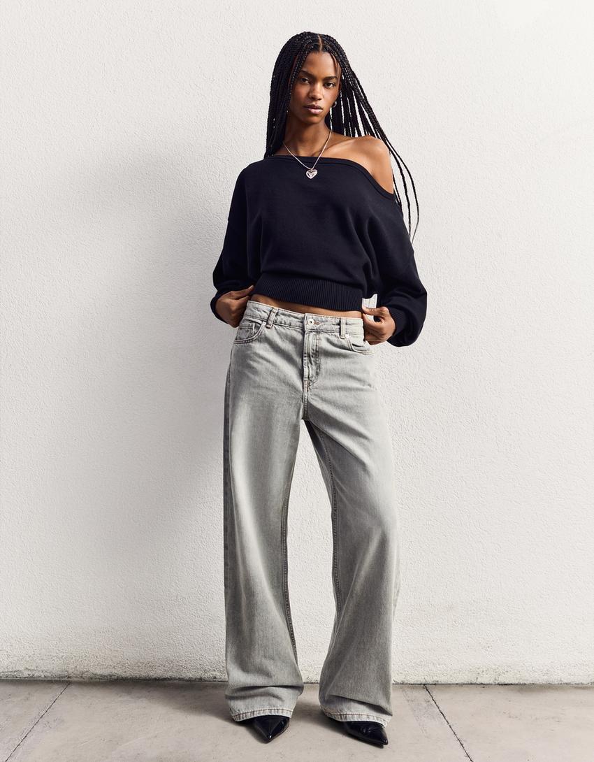 Baggy jeans-Grey-0