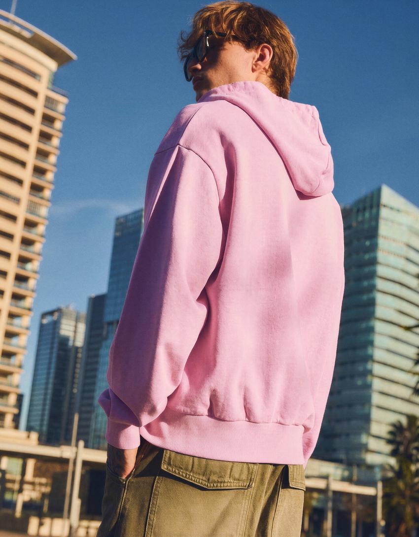 Sweatshirt mit Reißverschluss Tom & Jerry-Weiss