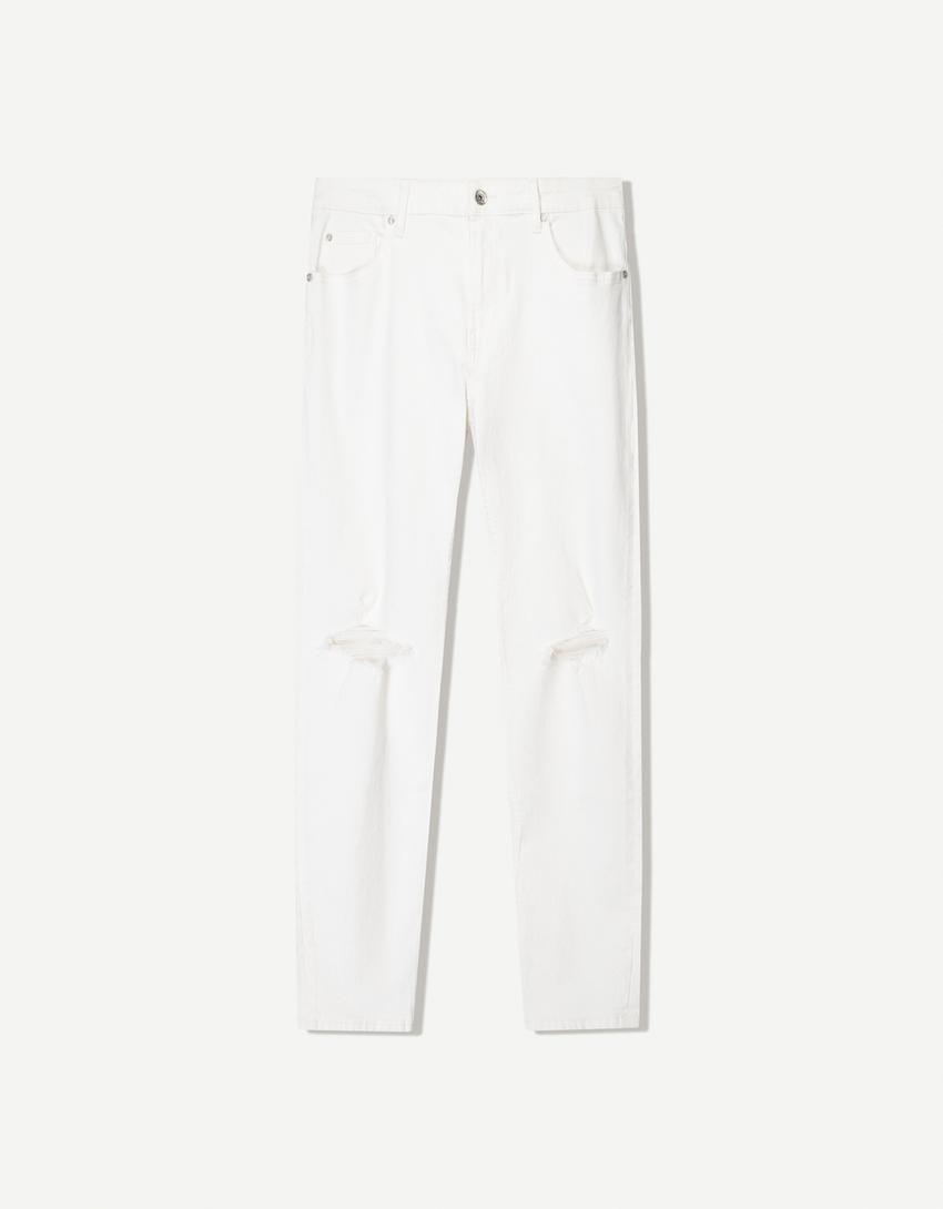 Skinny jeans-White