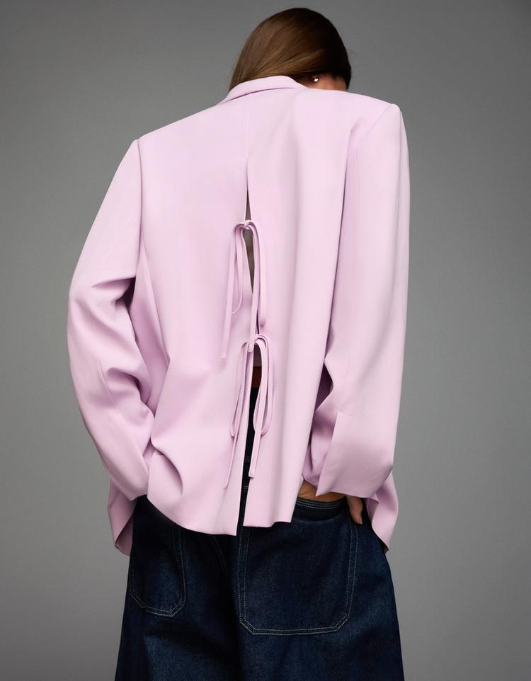 Blazer tiras espalda