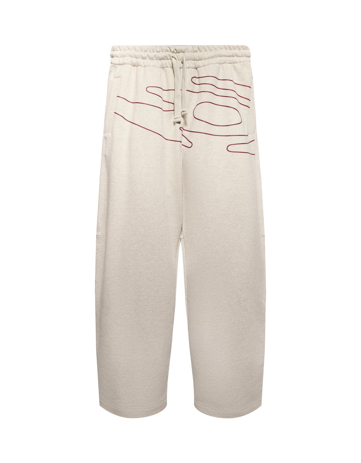 Bershka spodnie o kroju balloon out of core szary