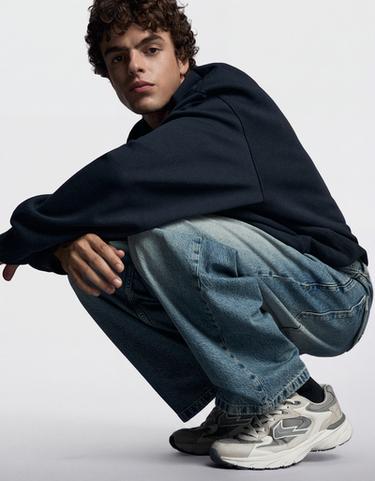Neobarrel jeans with back buckle — Light blue 5