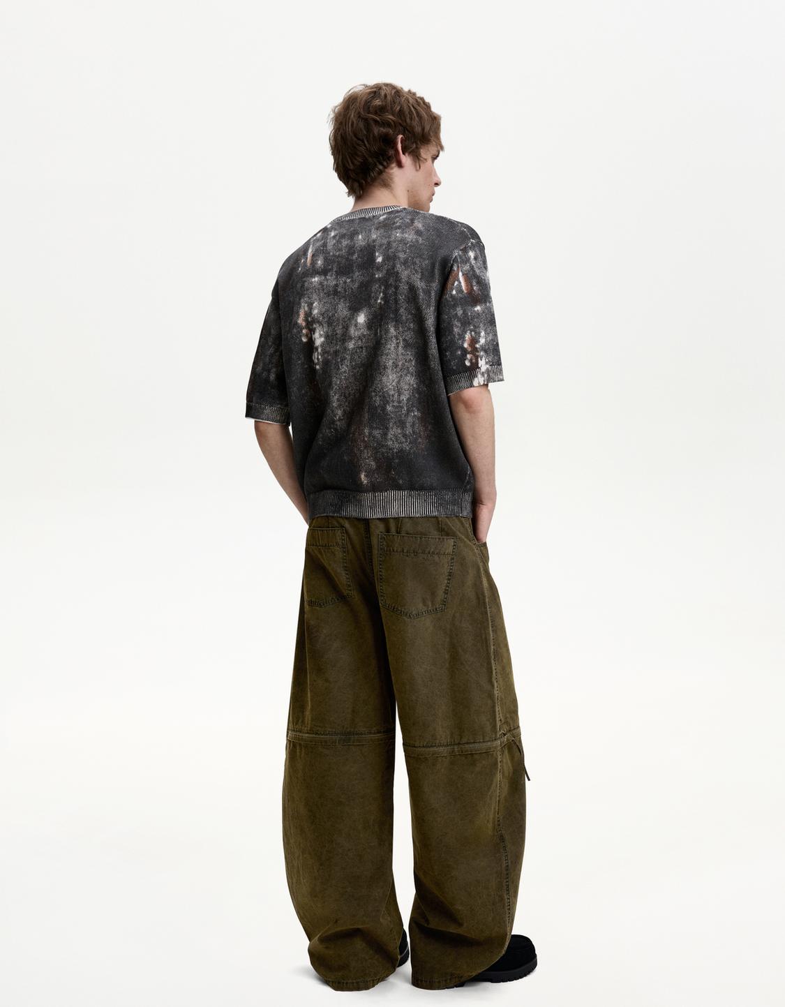 Pantaloni Baggy Uomo Bershka pantaloni-baggy-uomo-bershka