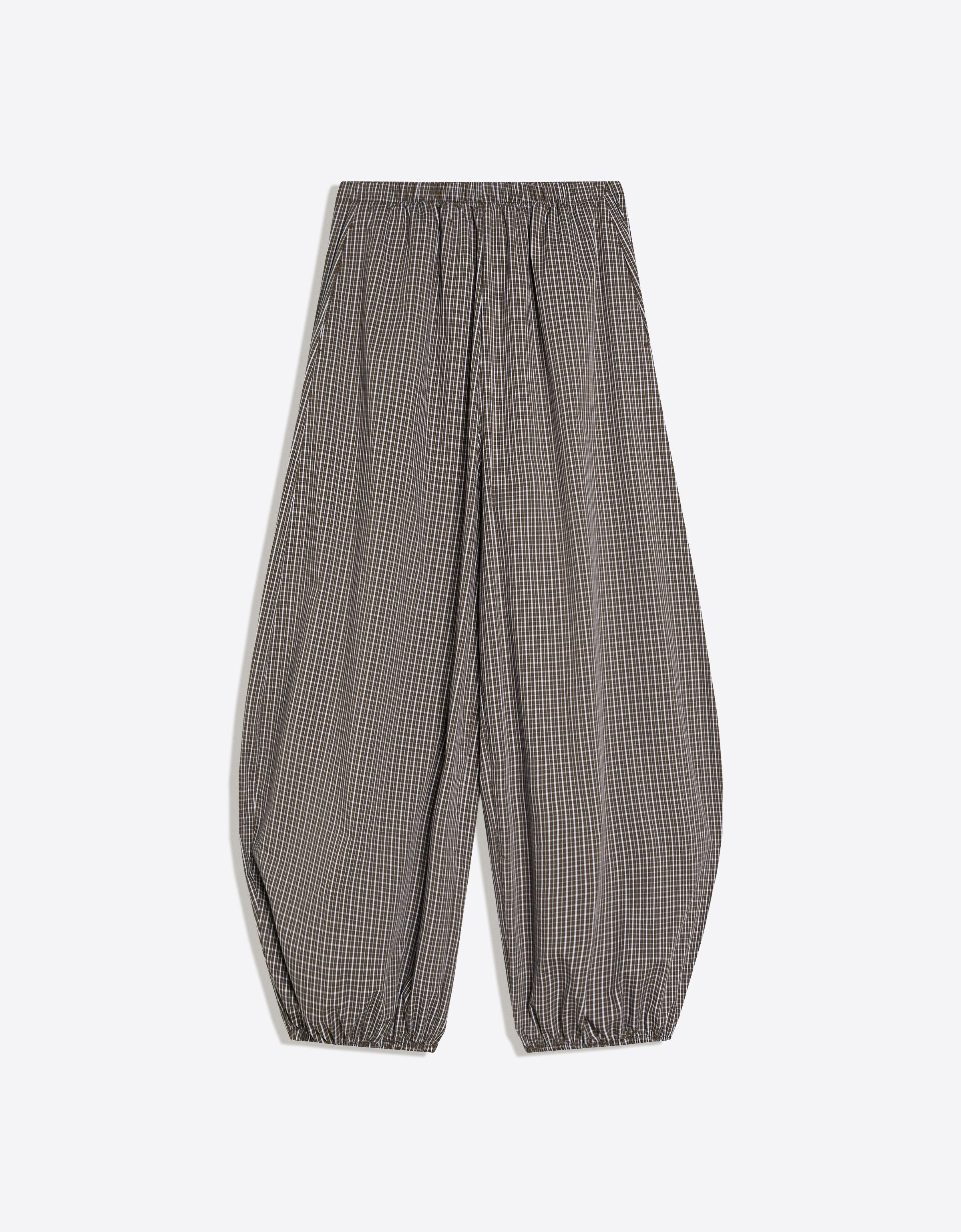 Poplin bloomer trousers — Khaki