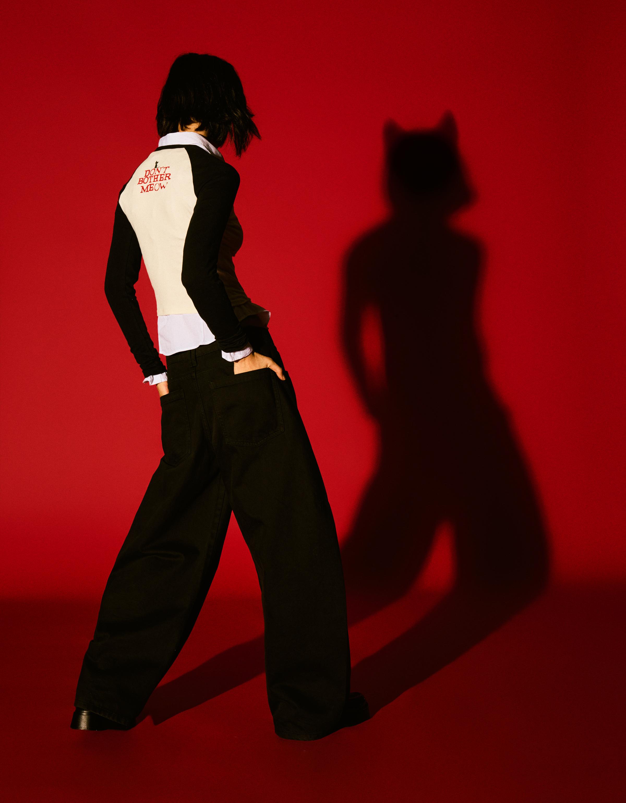 その他 Emily Emily the Strange print long sleeve T-shirt - T-shirts - Women