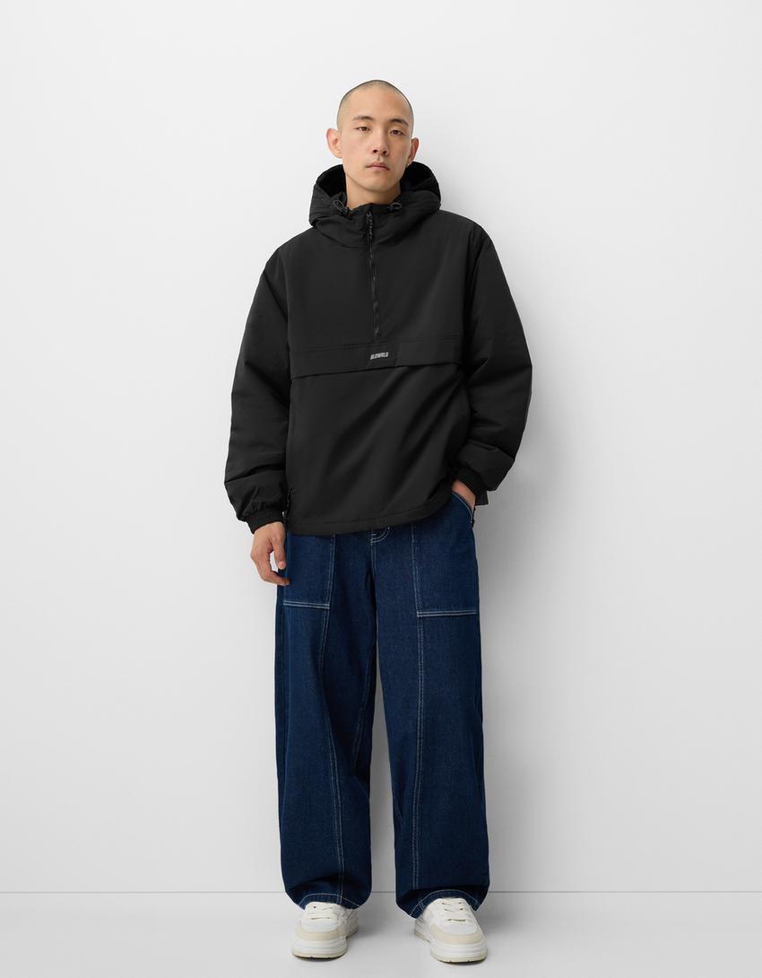 Canguro Acolchada Bershka Cazadora Canguro Chaqueta Acolchada