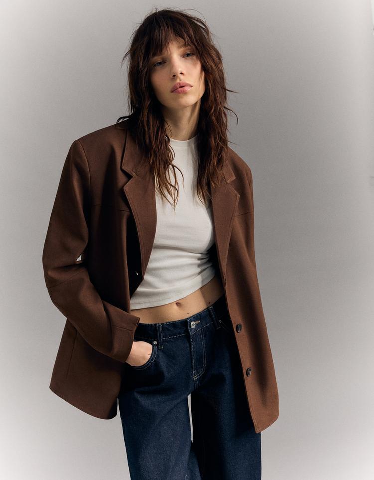 Suni süet blazer