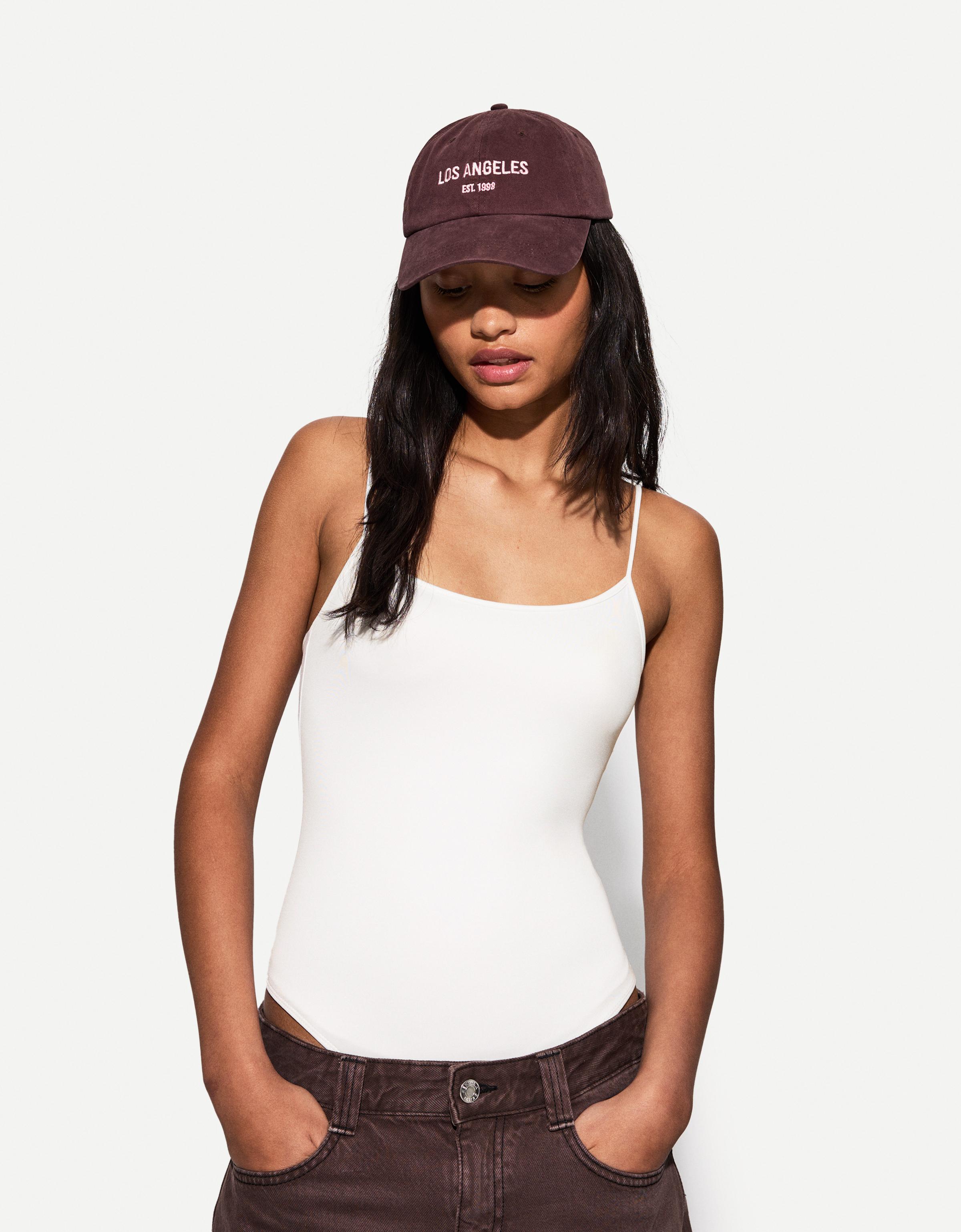 Bershka Body Mit Trägern Damen Xs Rohweiß