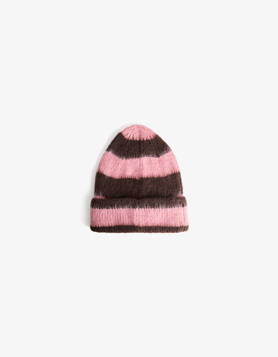 Striped beanie