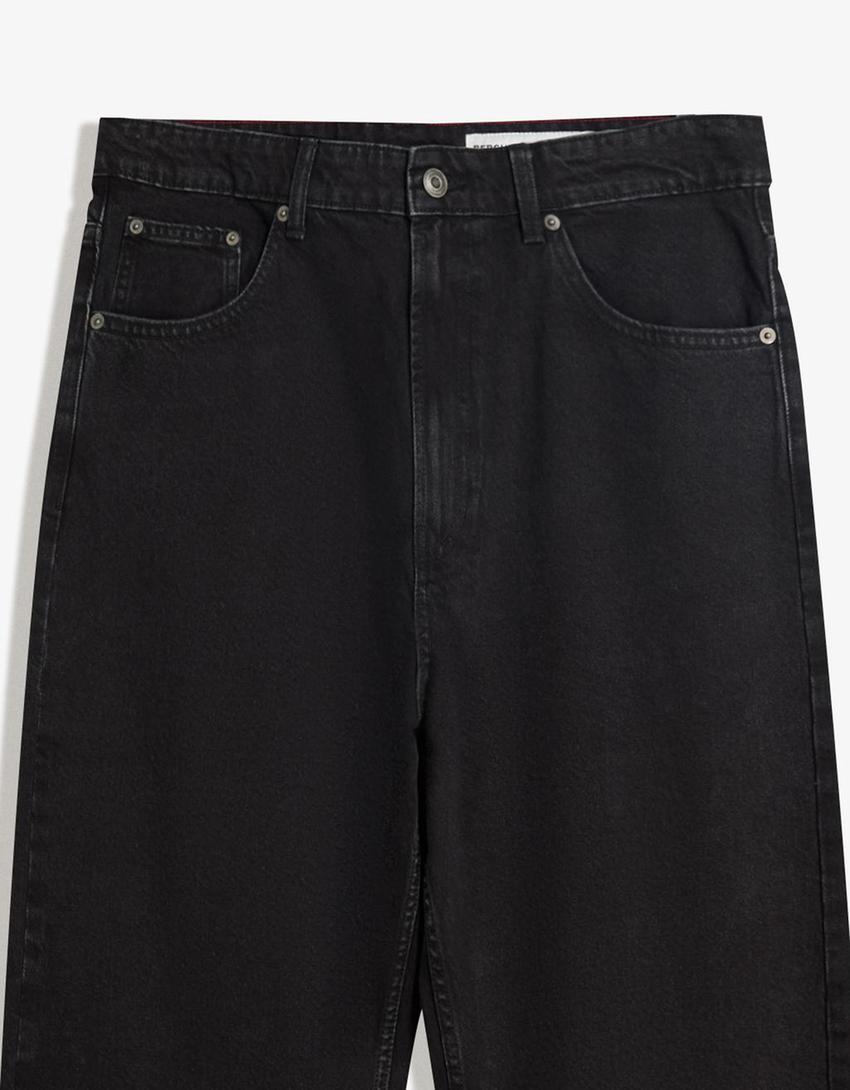 Jeans baggy-Negro