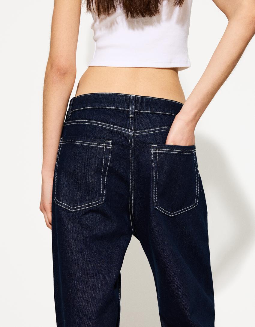 Jeans baggy-Marinho-1