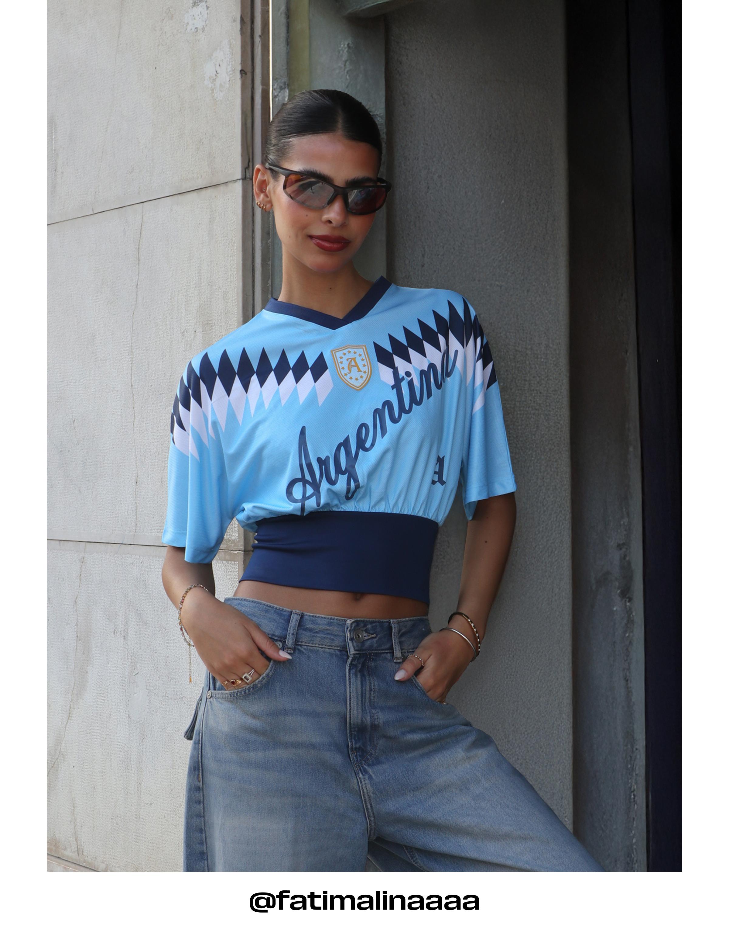 Argentina FIFA WORLD CUP™ sash T-shirt — Light blue