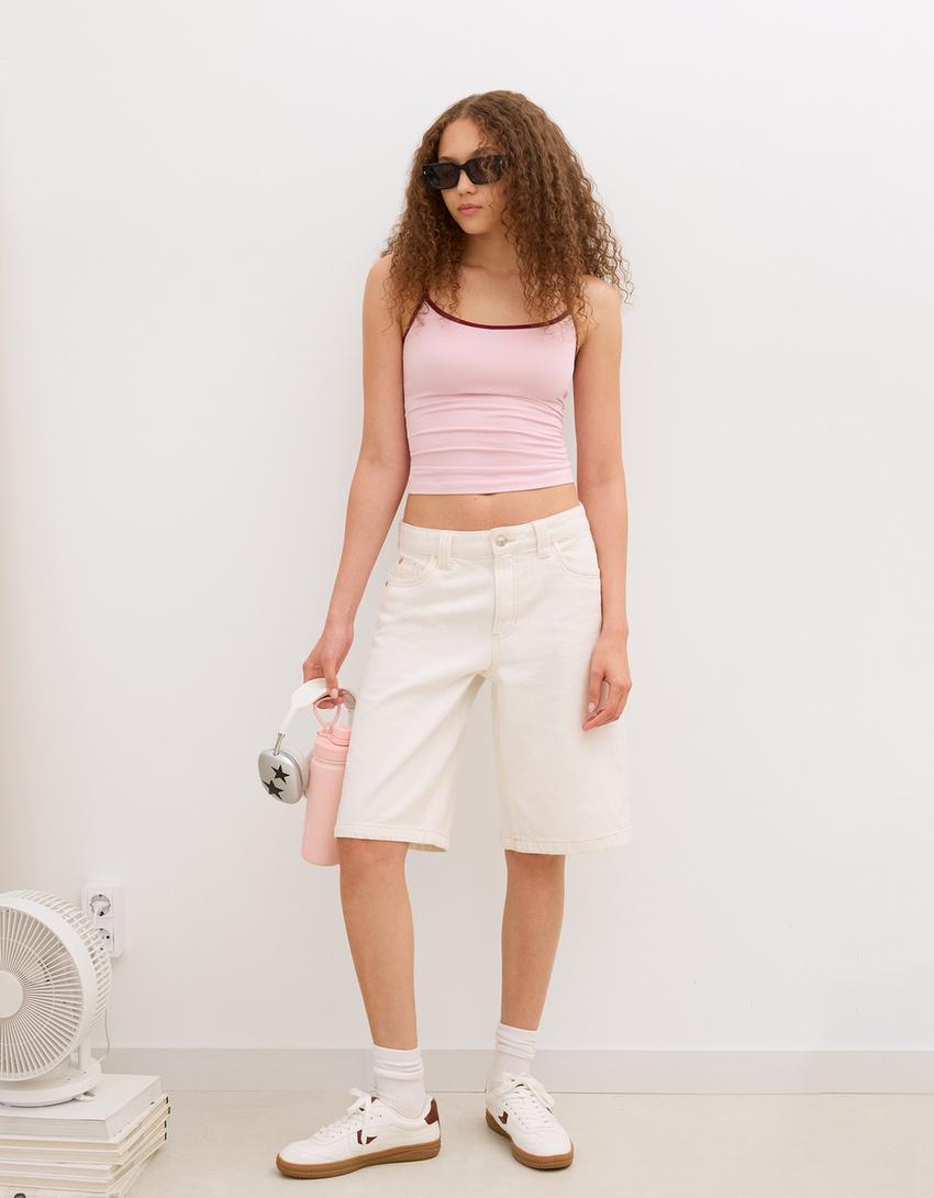 Strappy top-Pink