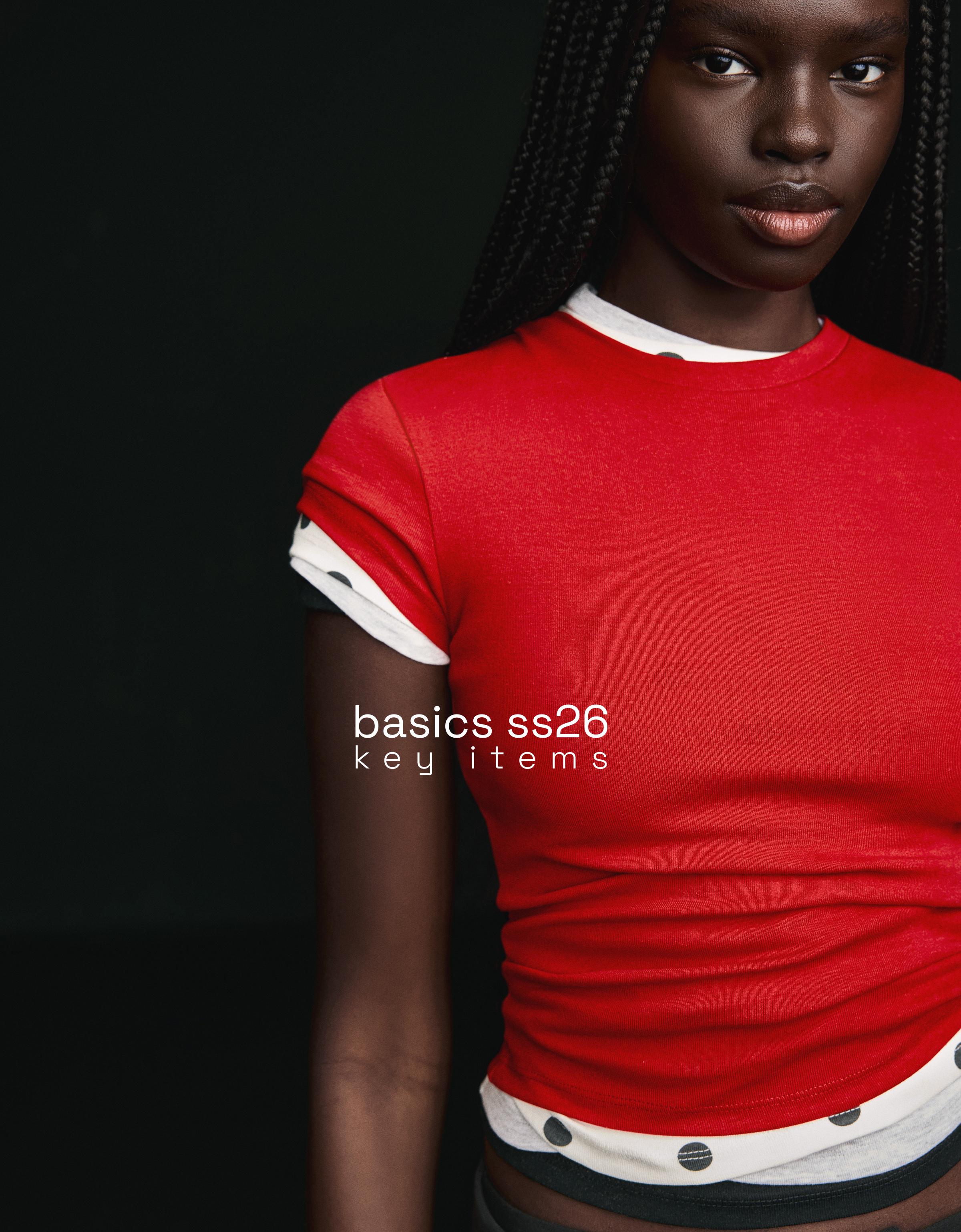 Kısa kollu bisiklet yaka tişört - Görsel 42