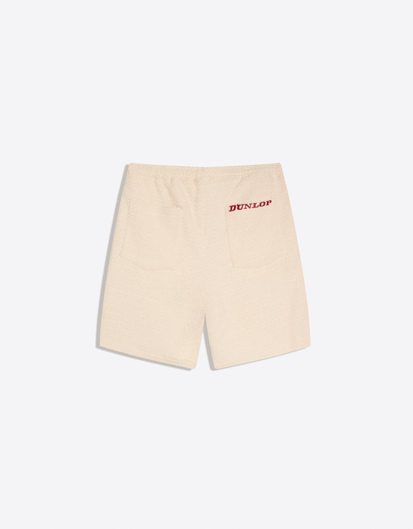 Bermuda regular fit DUNLOP-Écru