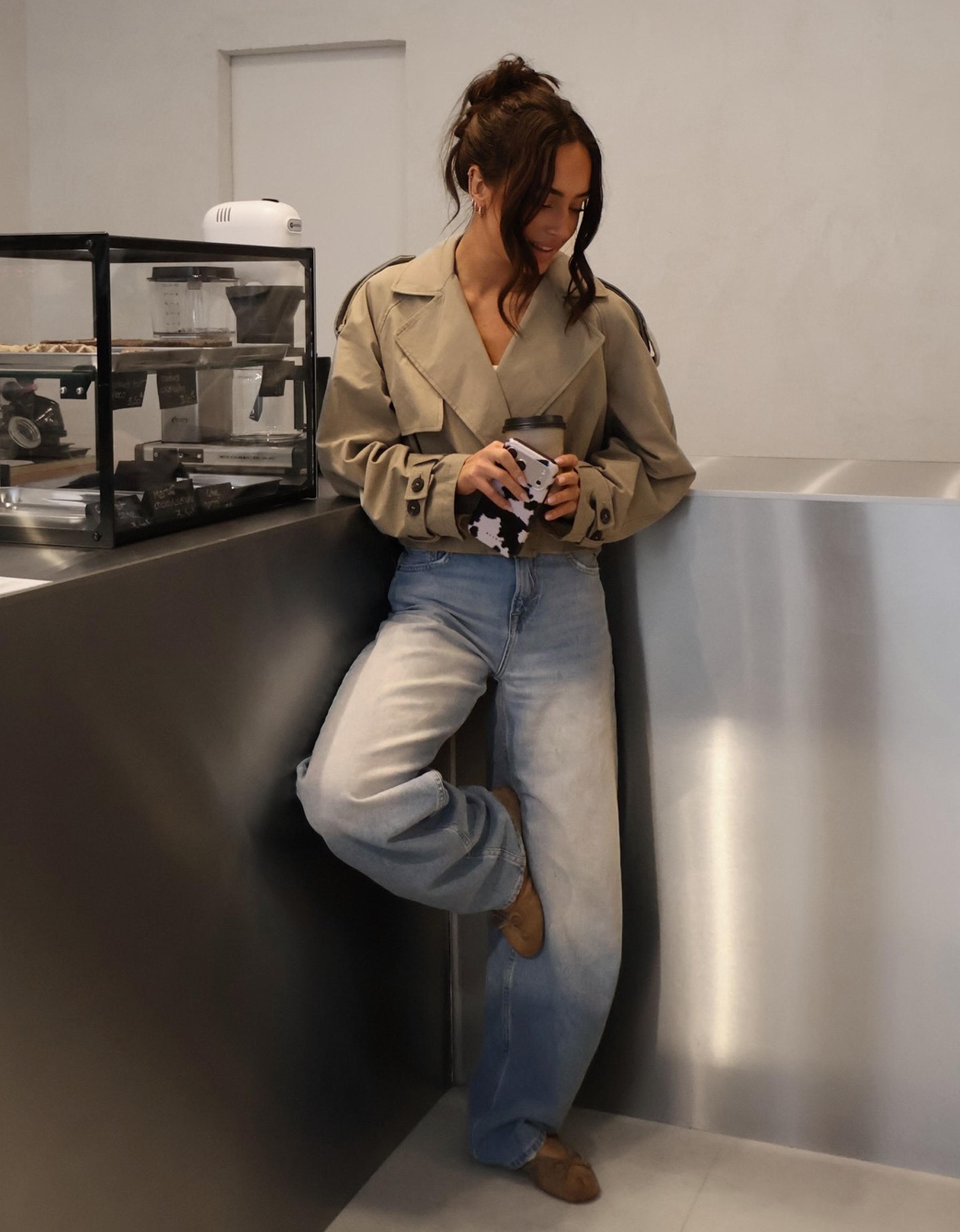 Yüksek bel barrel fit jean - Görsel 35