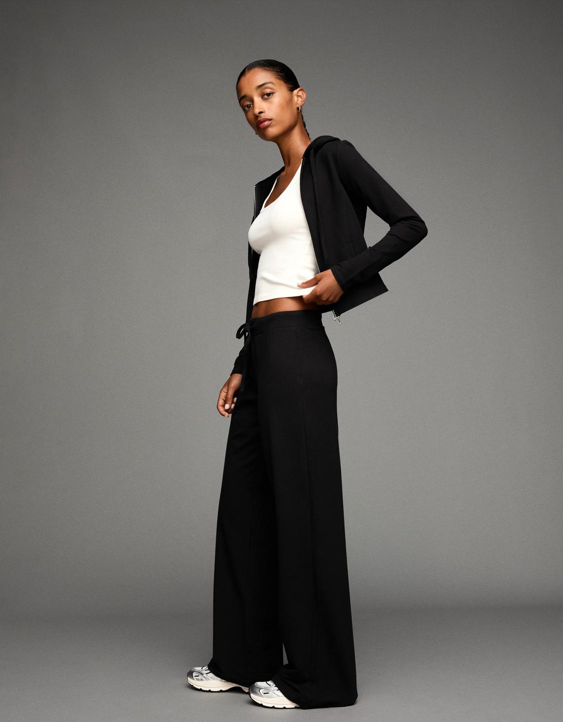 Plush sweatshirt and trousers set