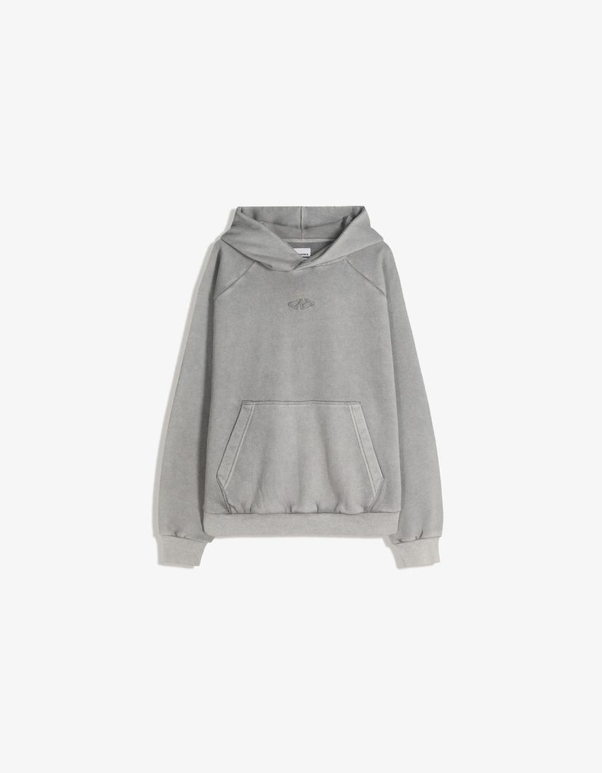 Suadoiro boxy capucha-Gris