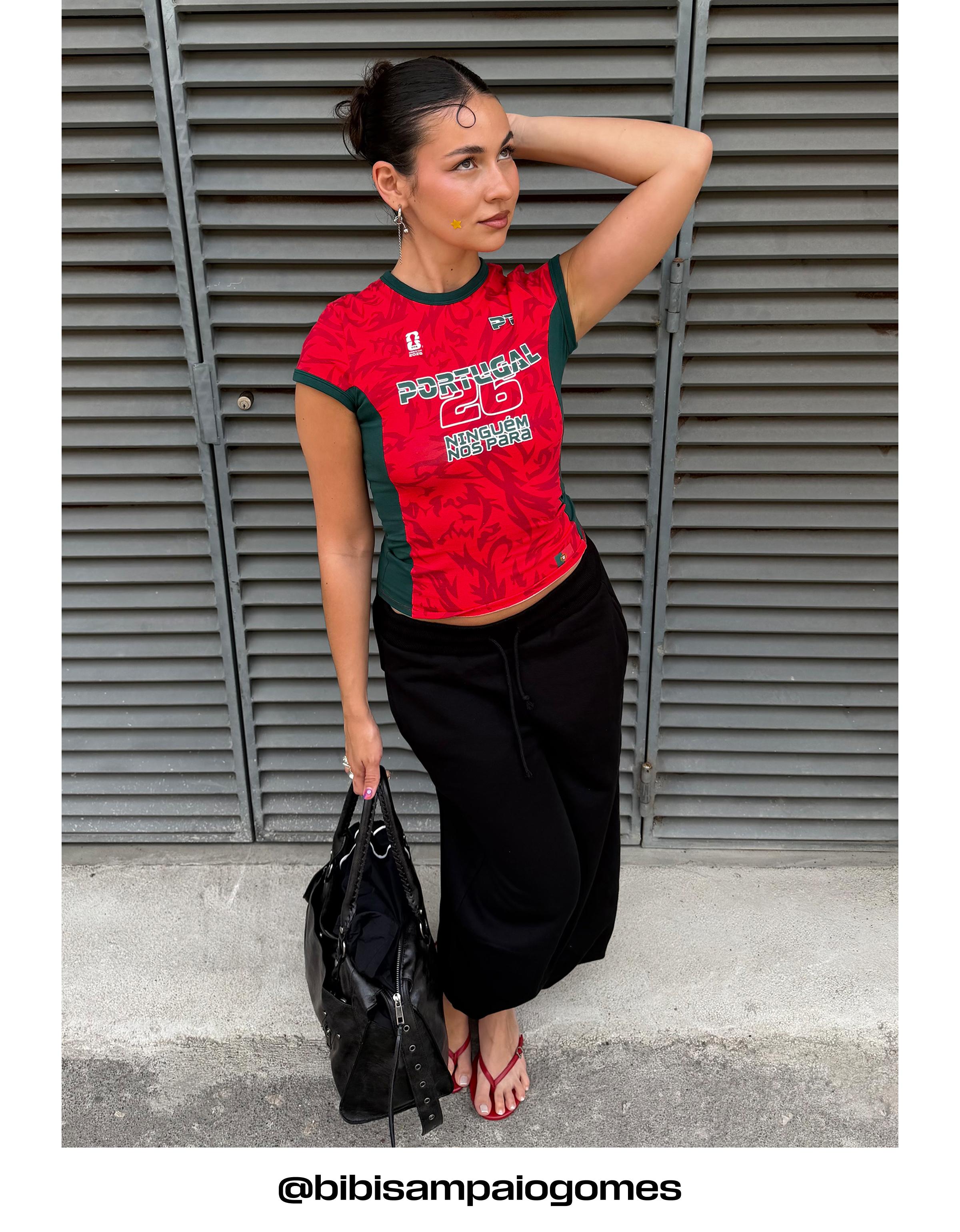 Portugal FIFA WORLD CUP™ round neck T-shirt — Red