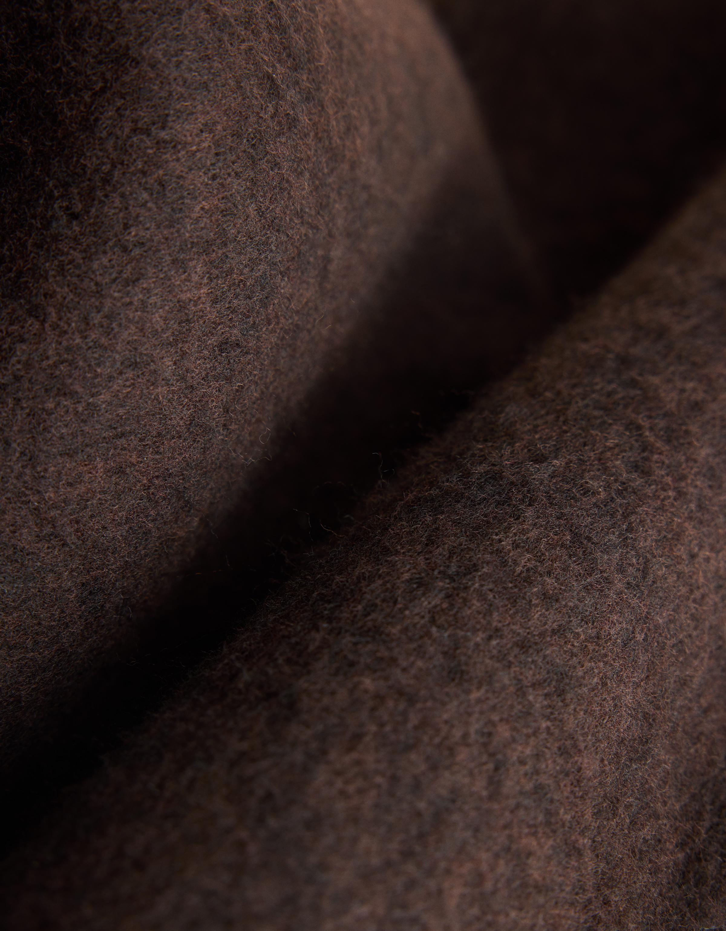 Solid-coloured scarf — Brown