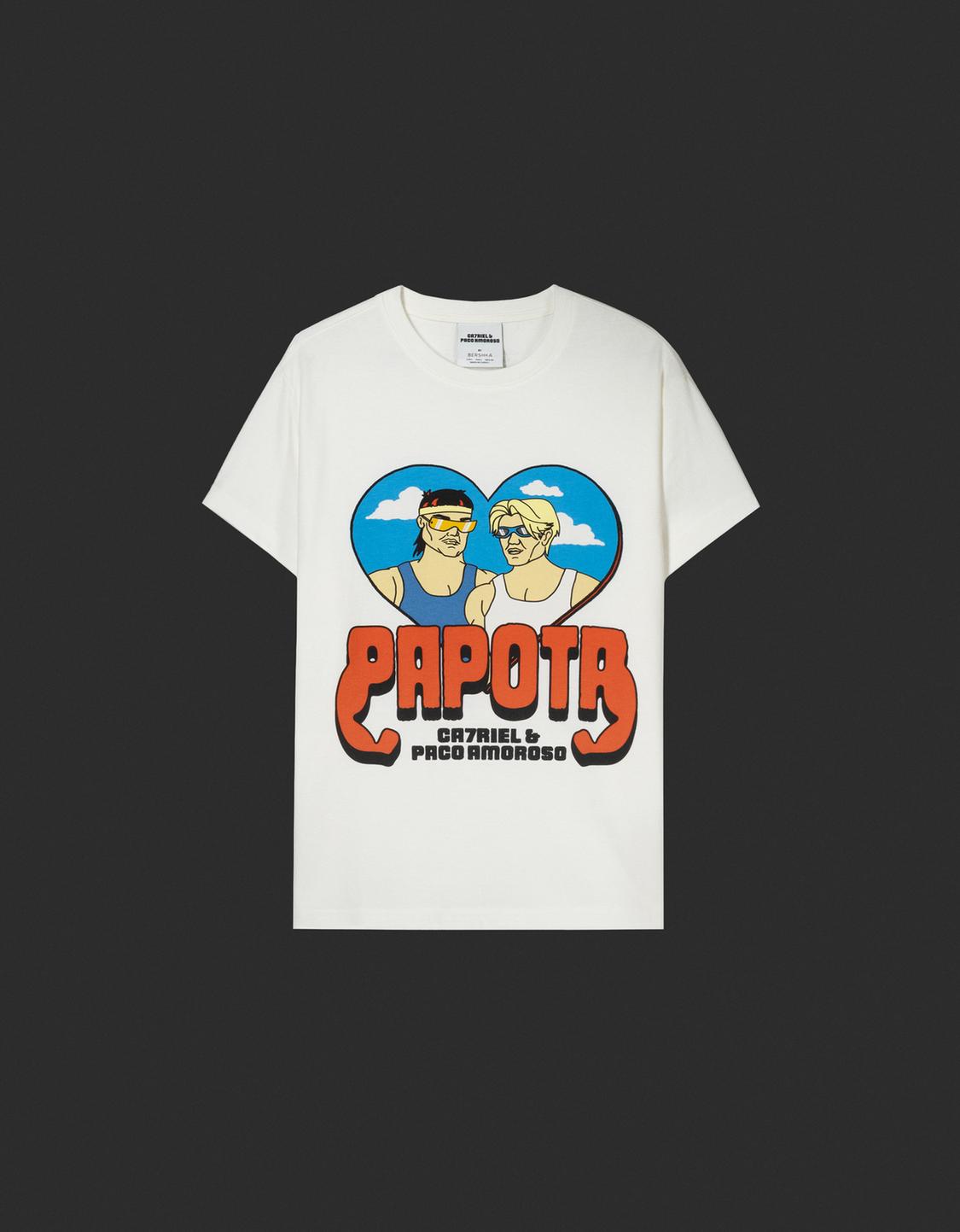 CA7RIEL & Paco Amoroso short sleeve T-shirt