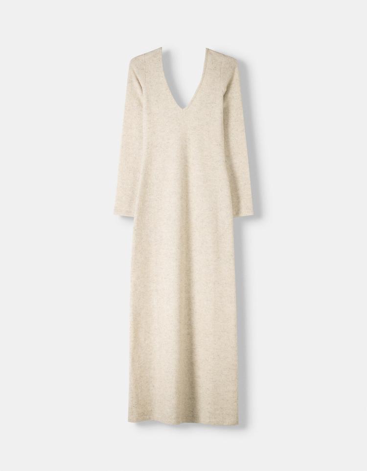 V-neck maxi dress