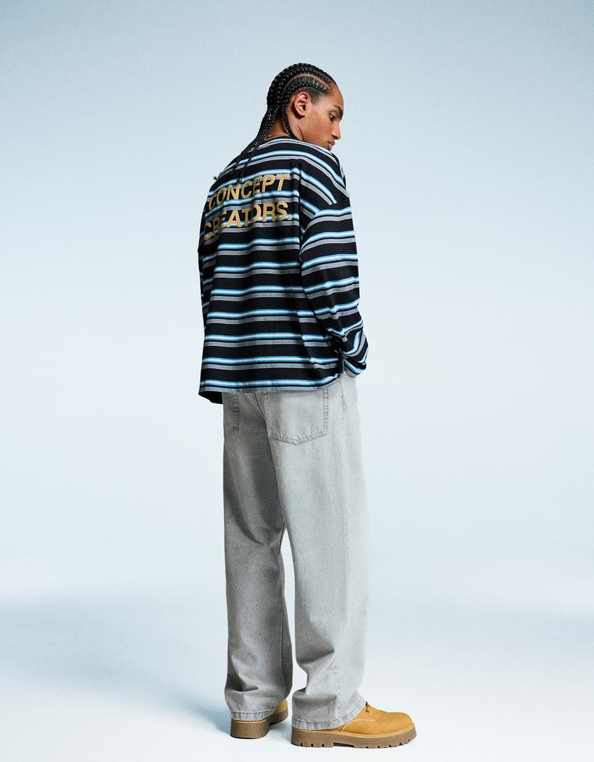 Baggy jeans-Lichtblauw