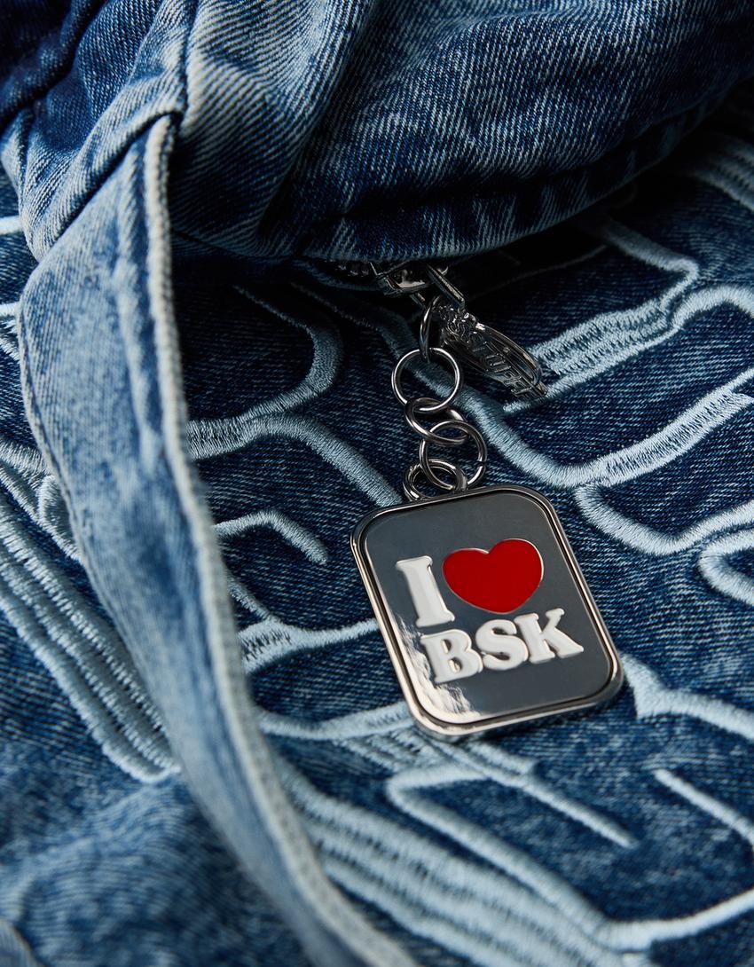 SSSTUFFF x BERSHKA XXL denim bag-Blue-4