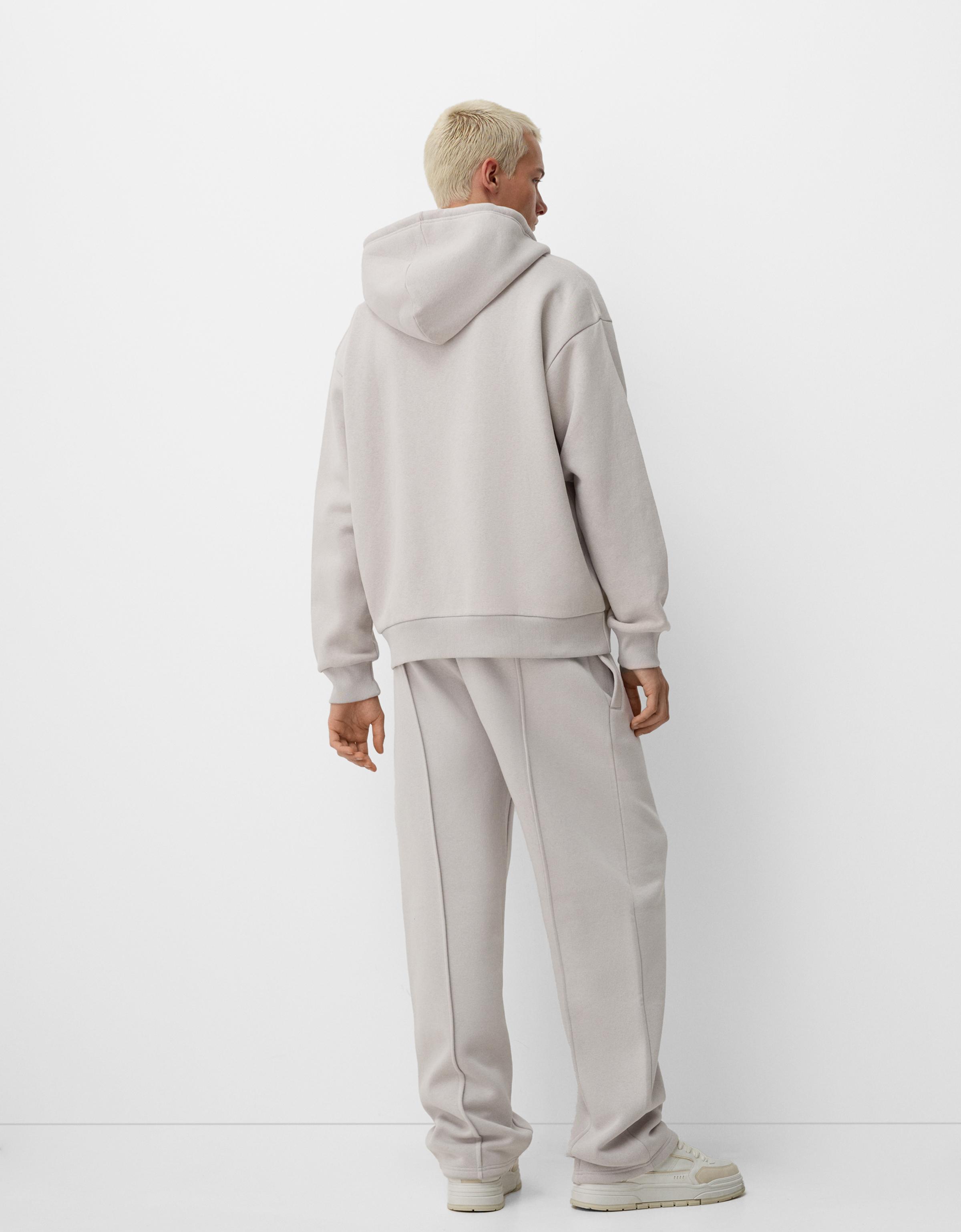 Sweatshirt ve wide leg pantolon takımı - Sweatshirt - Erkek | Bershka