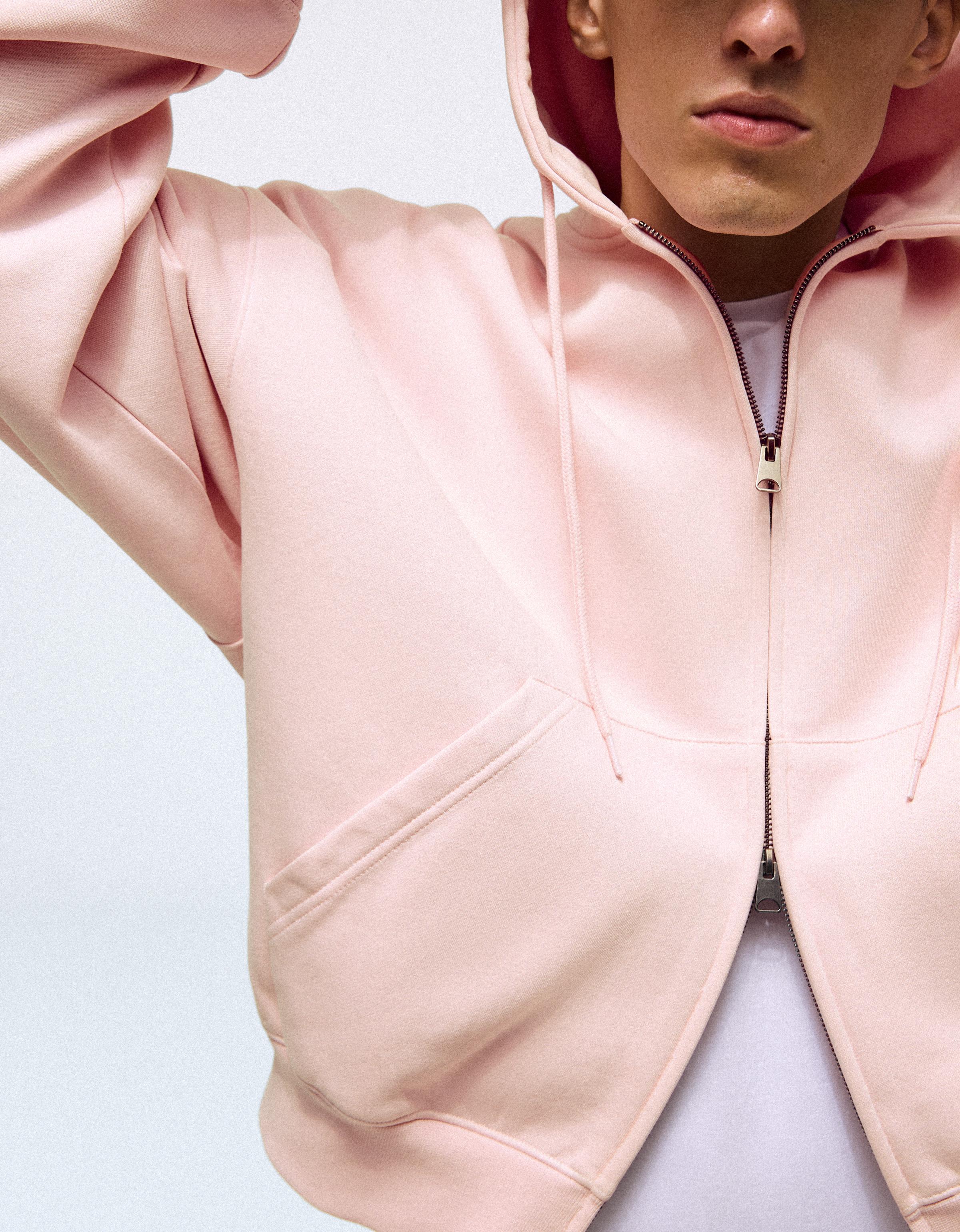 Zip-up hoodie — Pink