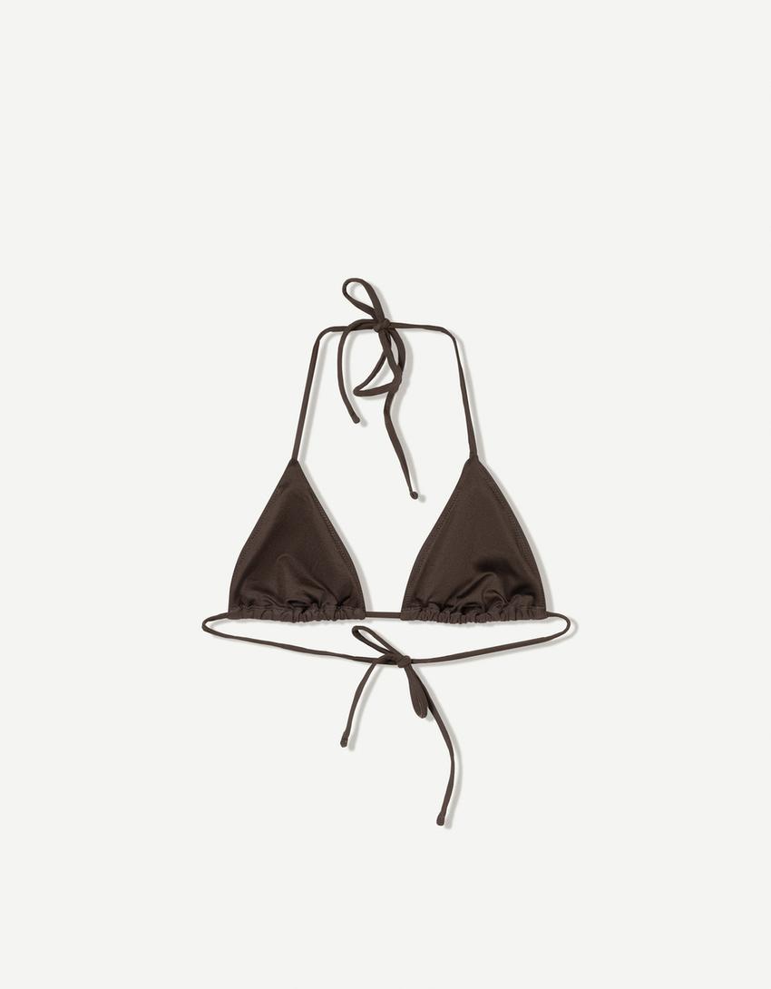 Triangle bikini top