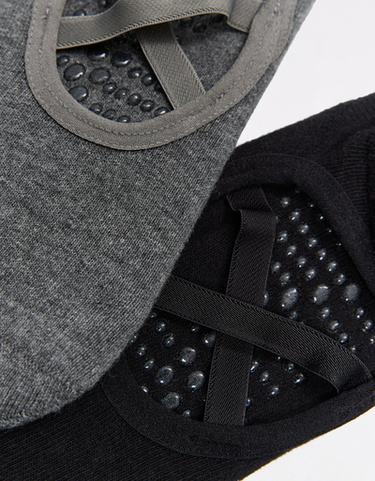 Pack of 2 cushioned socks — Black 3