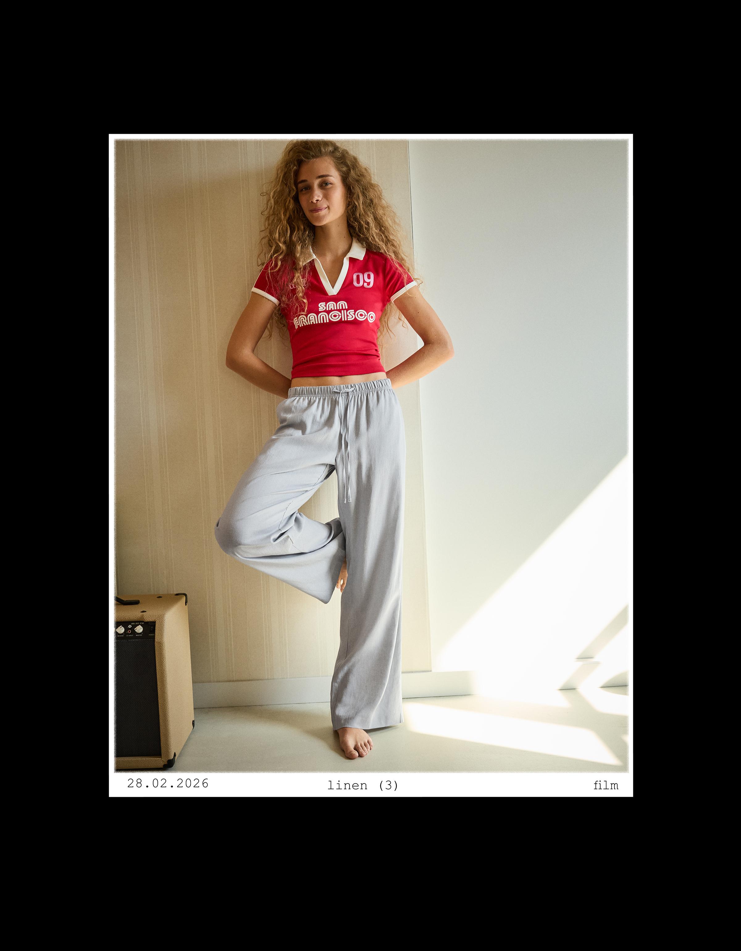 Beli lastikli pantolon - Görsel 202