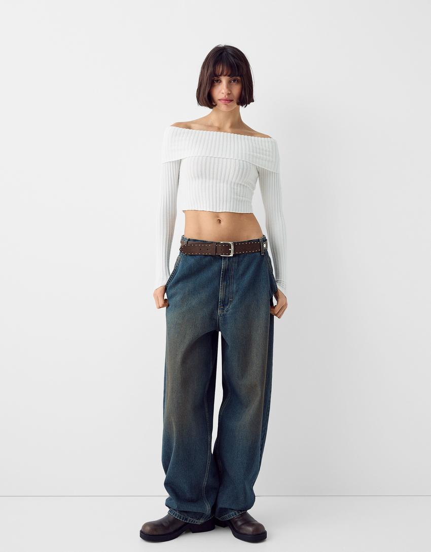 حزام كاحت بتفاصيل-بني-3