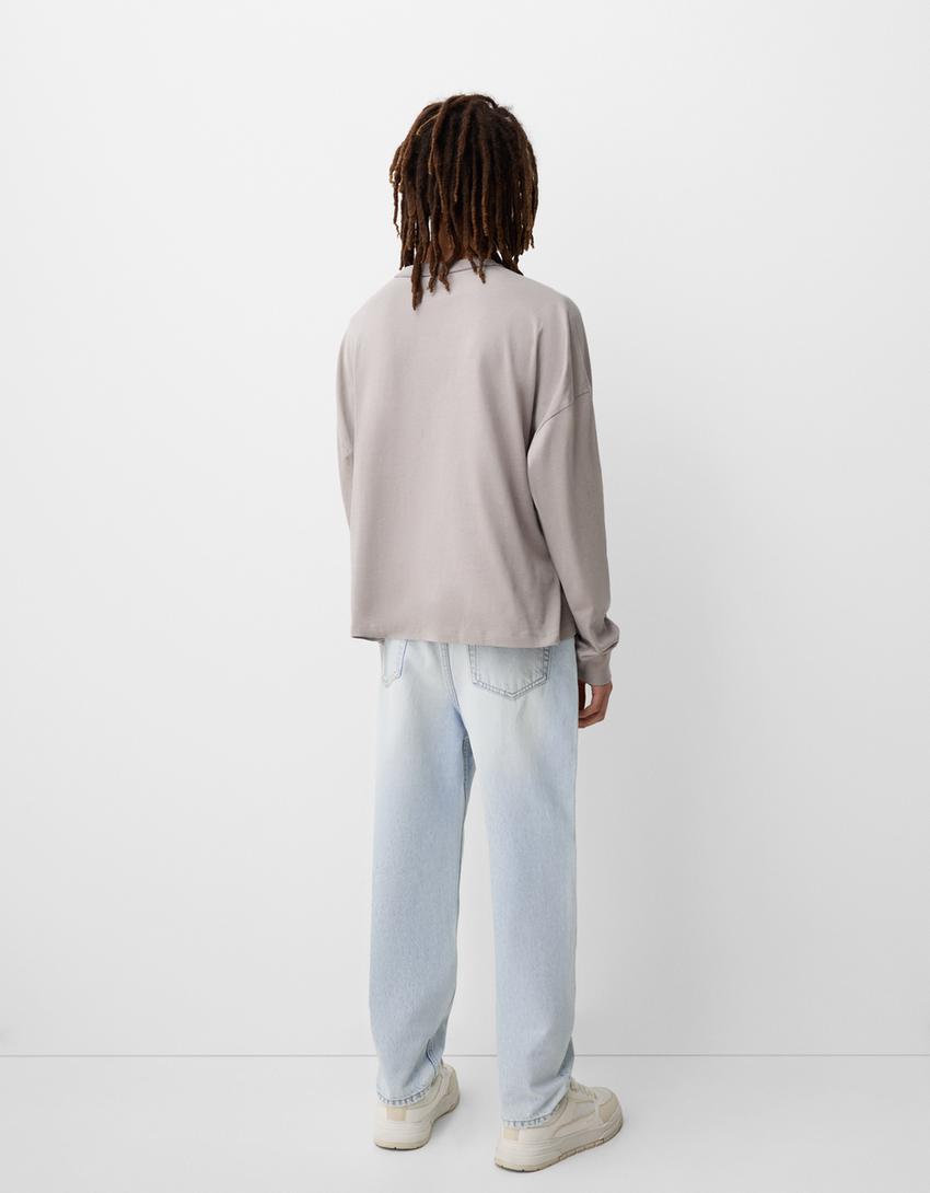 Loose fit jeans-Light blue-1
