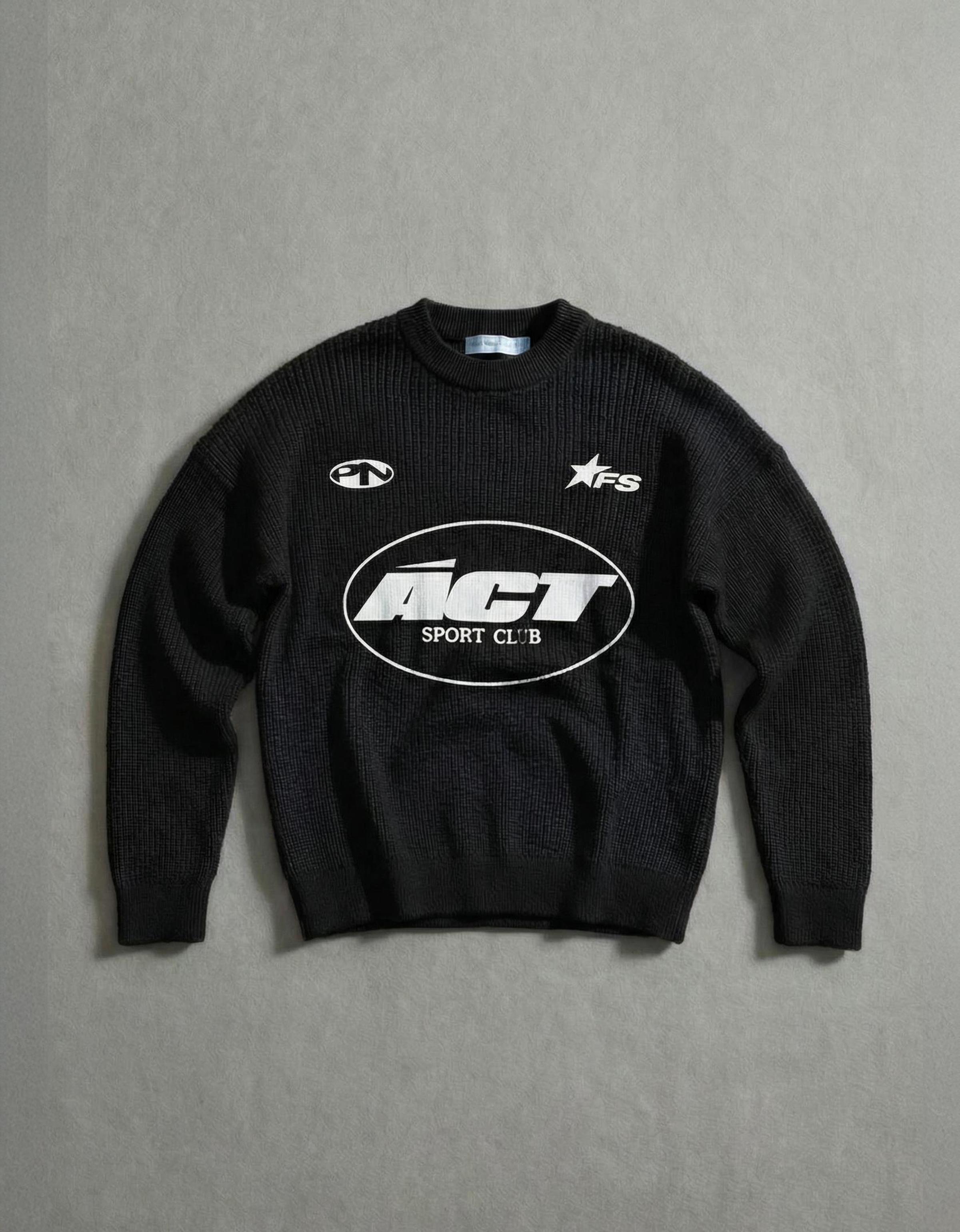 Baskılı şönil bisiklet yaka kazak - Görsel 26