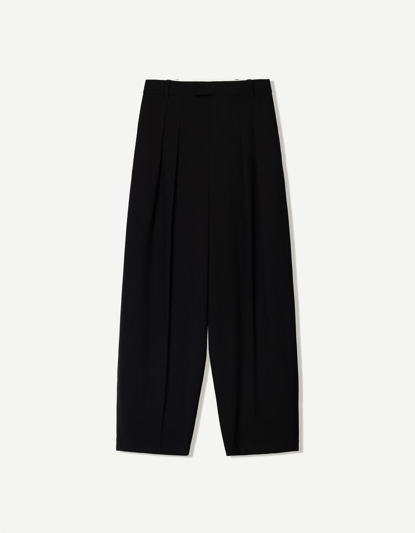 Tailored balloon fit pants