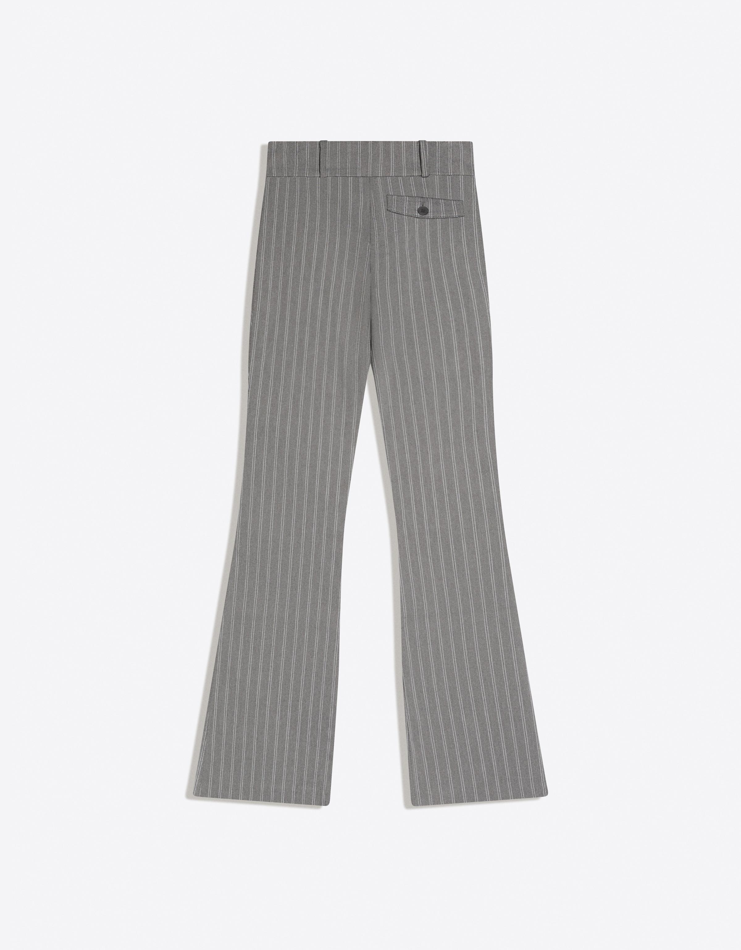 Bengaline flared trousers — Dark grey