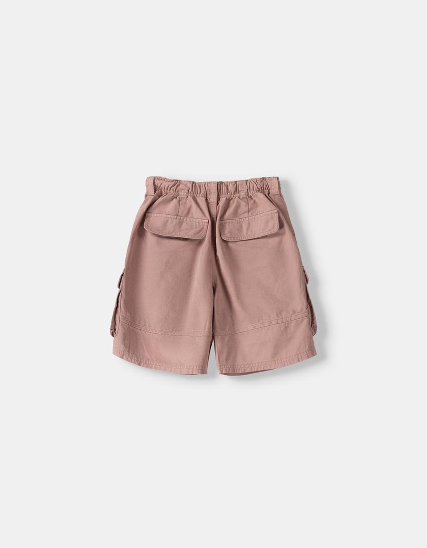 شورت برمودا كارغو بأشرطة-زهري-5