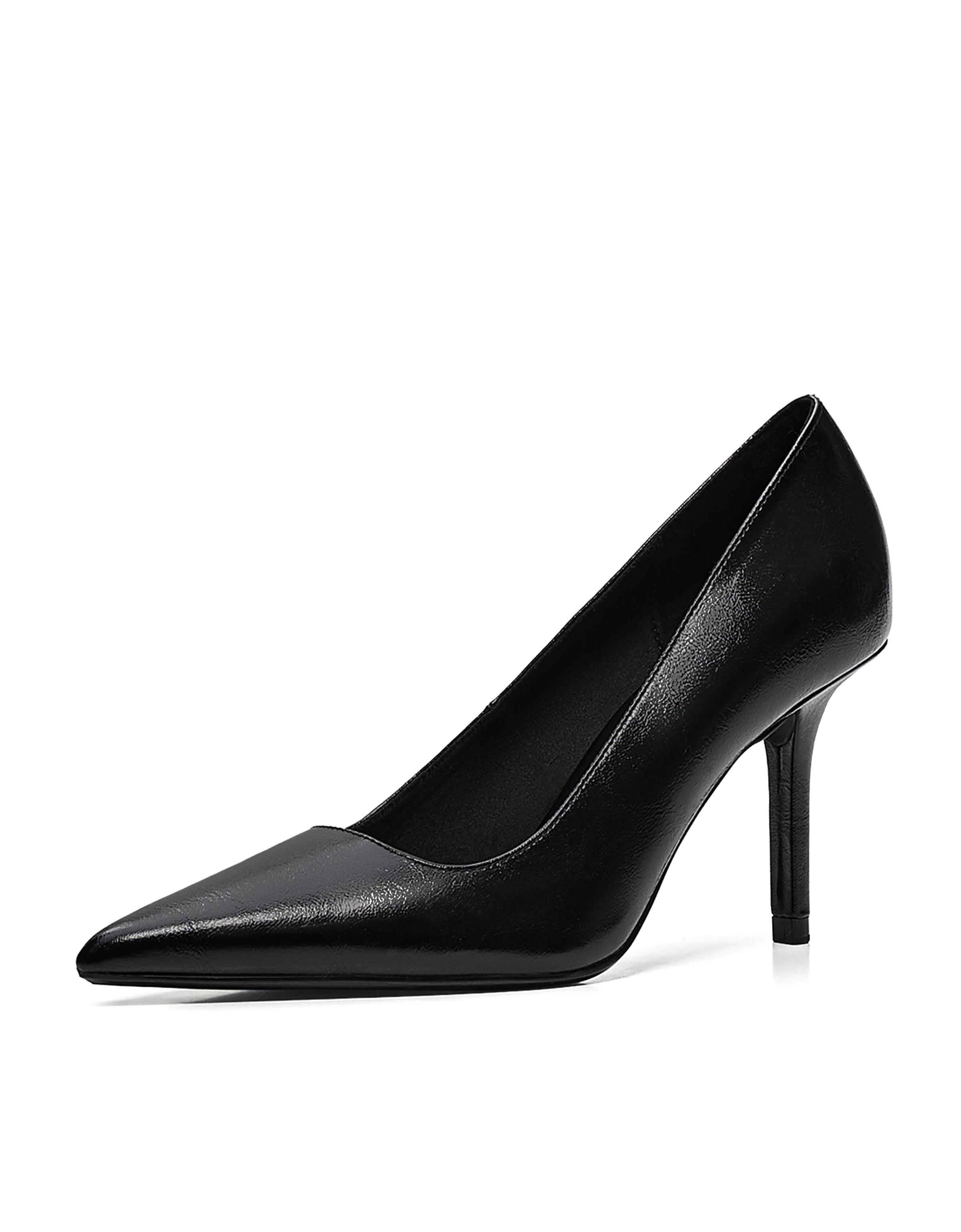 High-heel shoes — BLACK