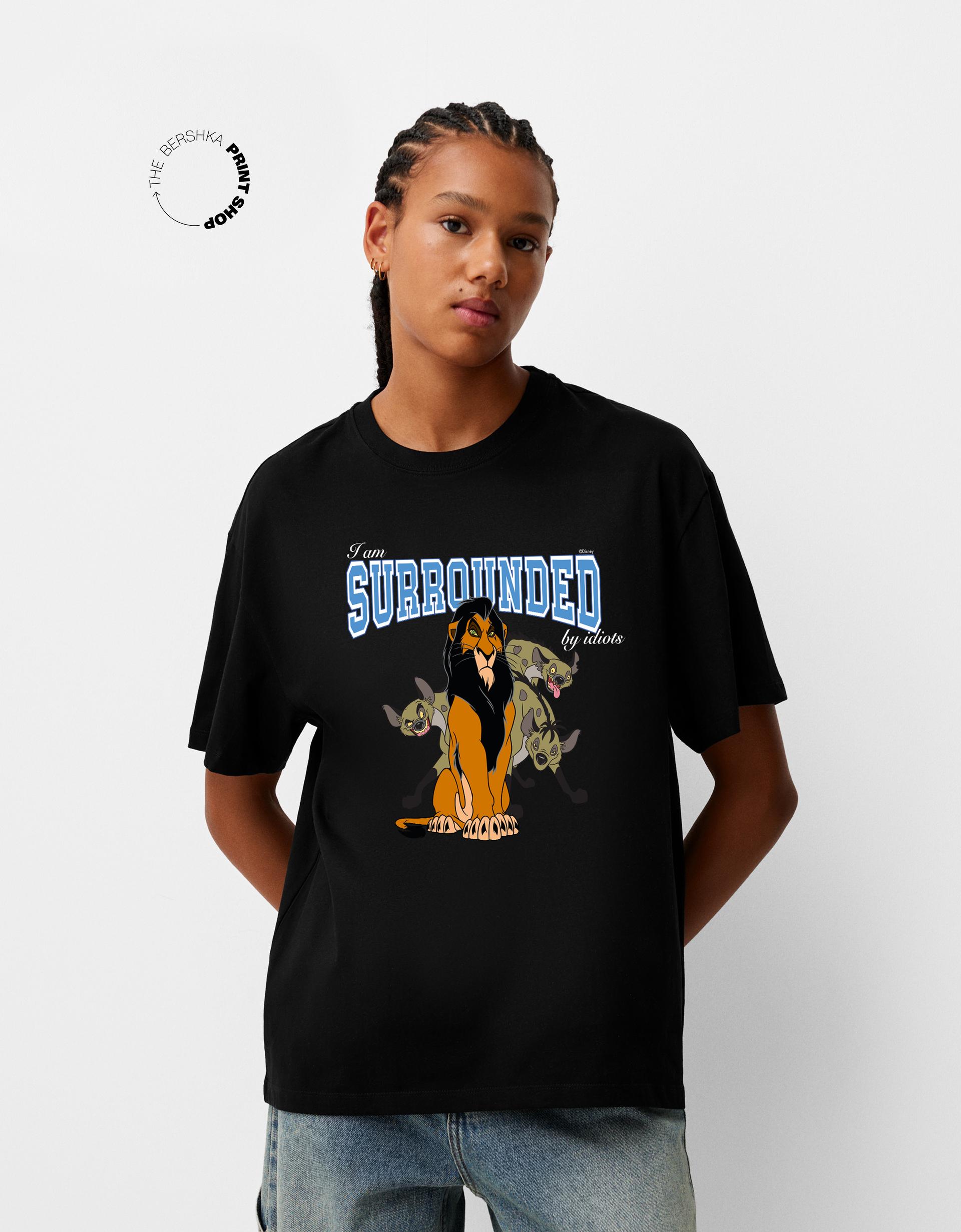 Bershka Ladies Tee Shirt The Lion King Bershka The Lion King
