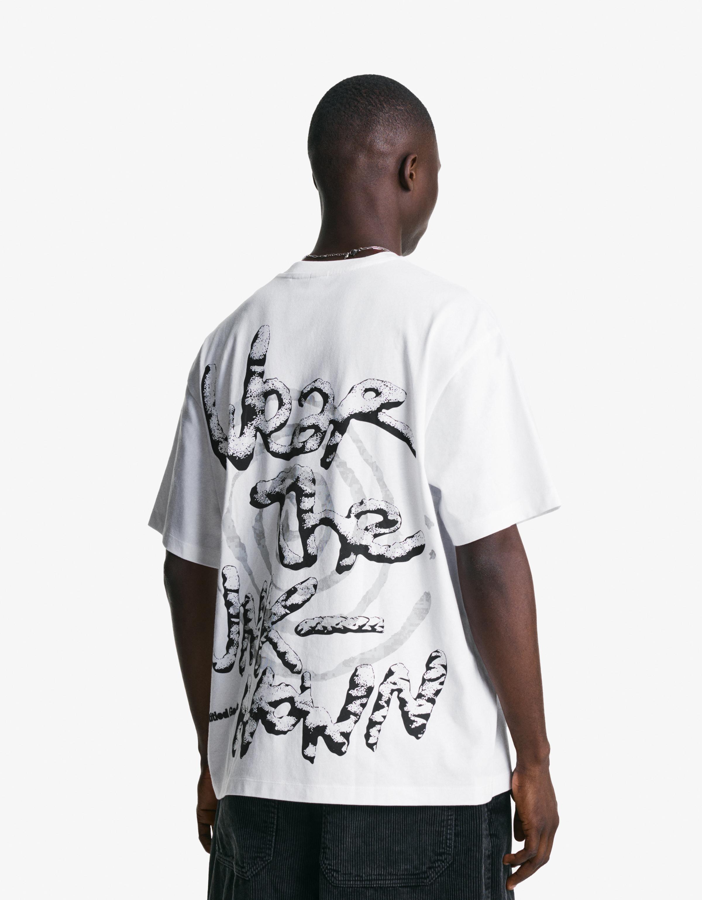 Tシャツ・カットソー Short Sleeve T-Shirt Short sleeve T-shirt with print - T-shirts - Men | Bershka