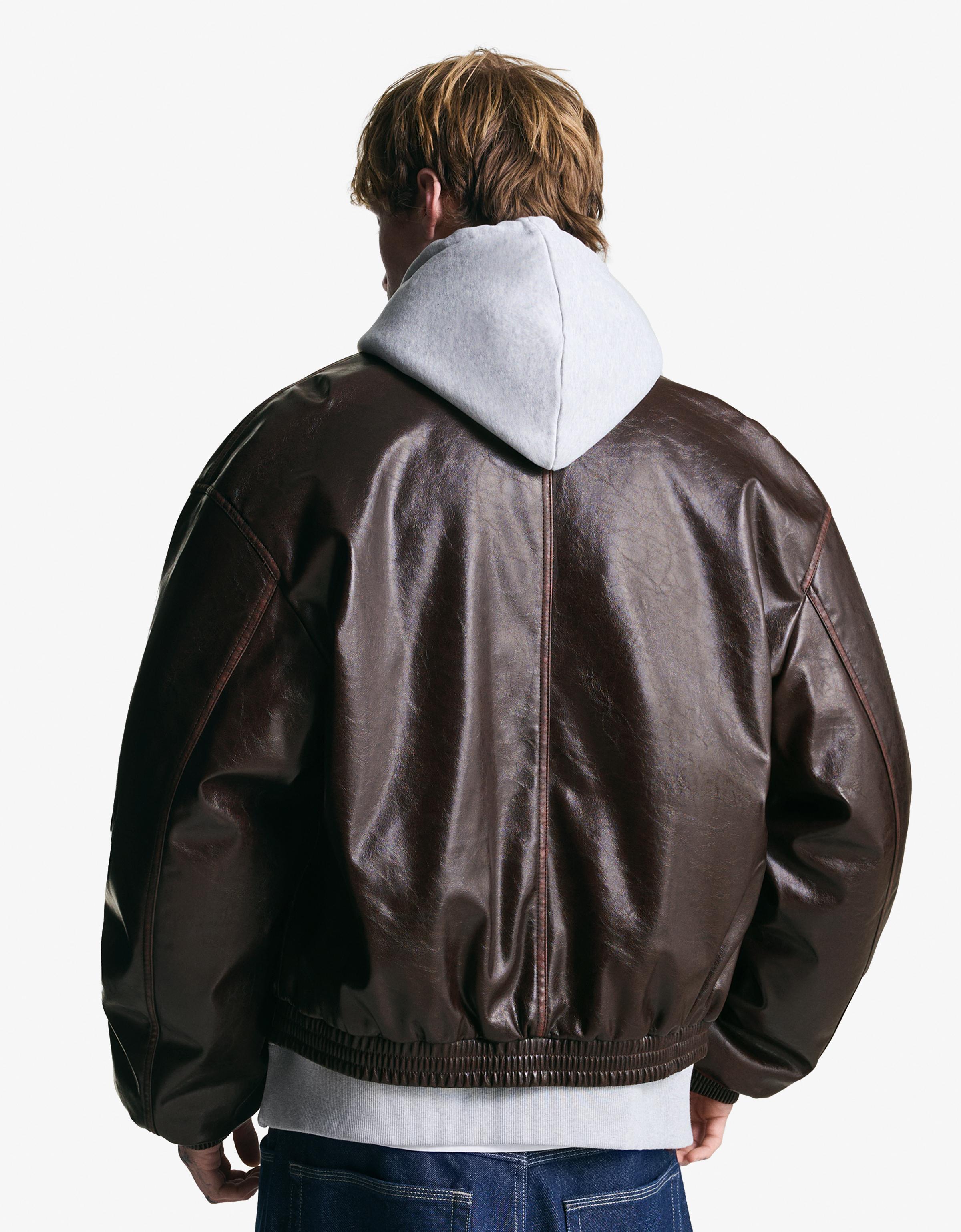 Suni deri ceket - Görsel 45