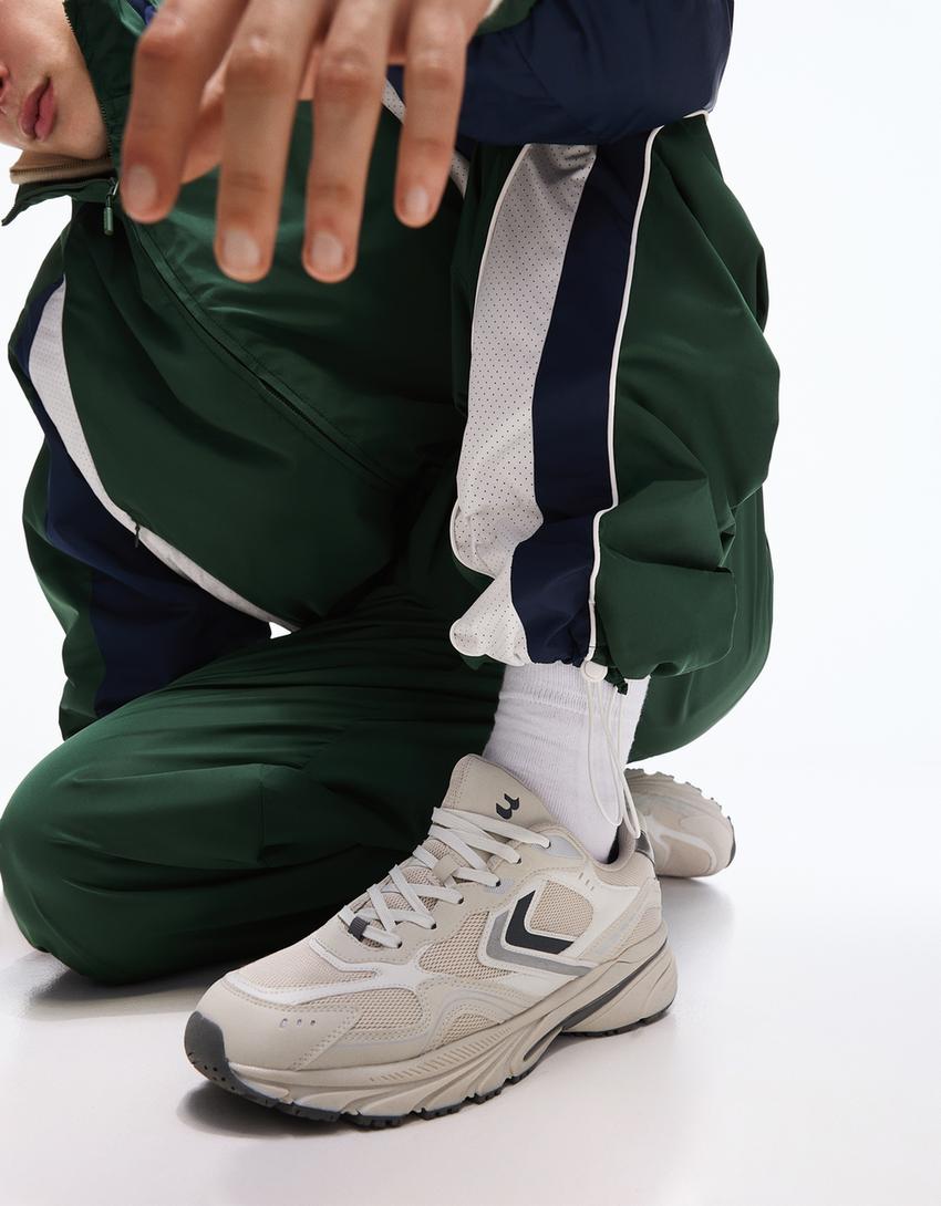 Pantalón super baggy técnico sport-Verde