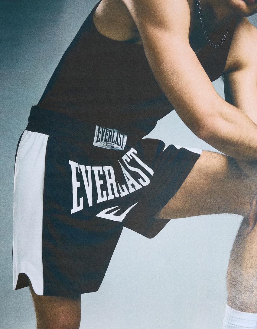 Everlast boxing Bermuda shorts-Black-3