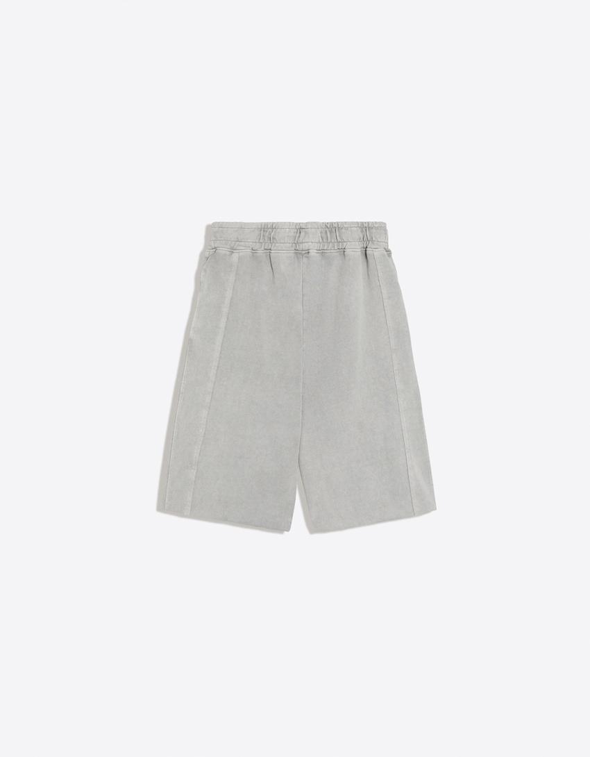 Baggy jorts-Stone