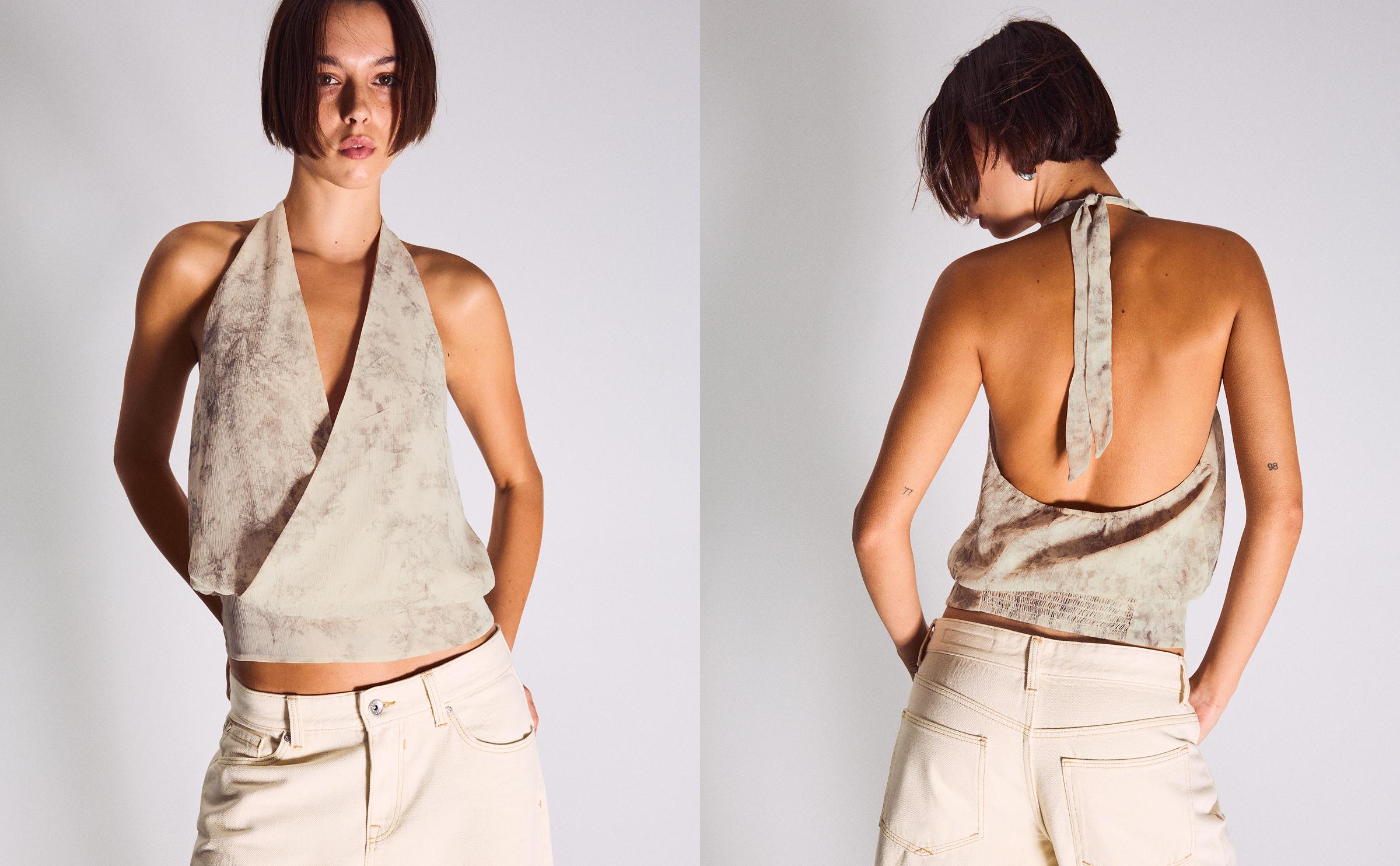 Çapraz halter bluz - Görsel 18