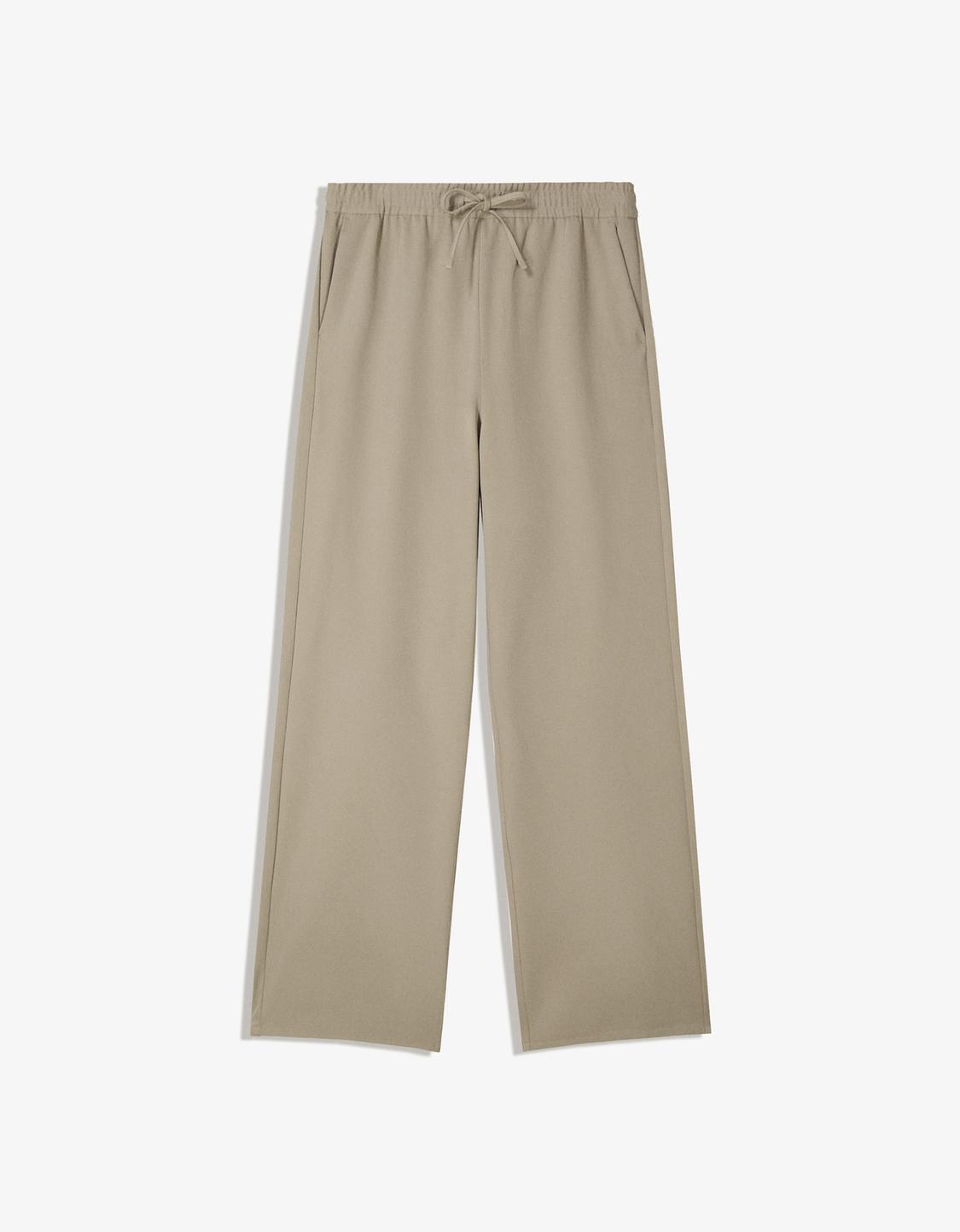 Straight-fit tailored jogging trousers