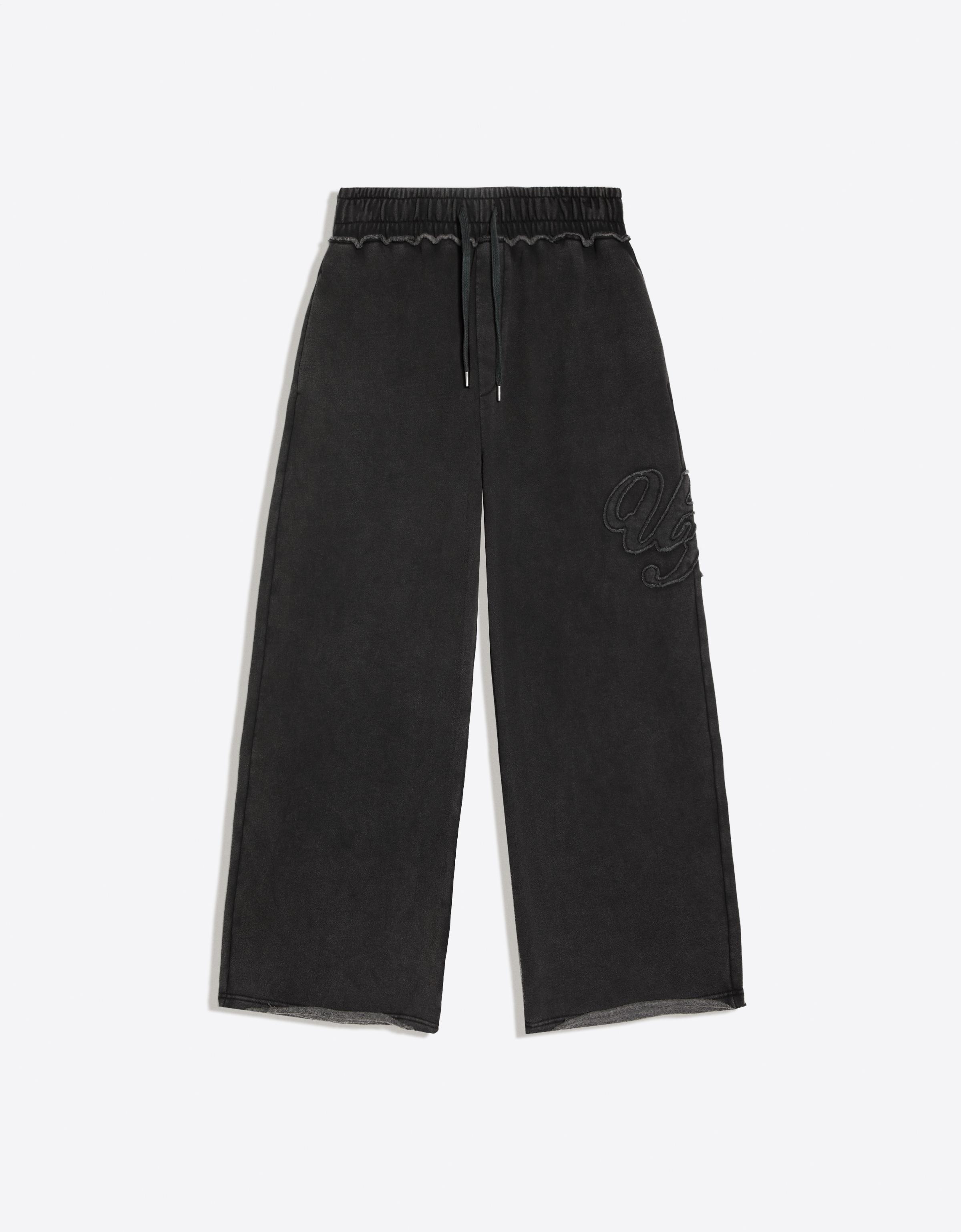 Super baggy washed trousers — Grey