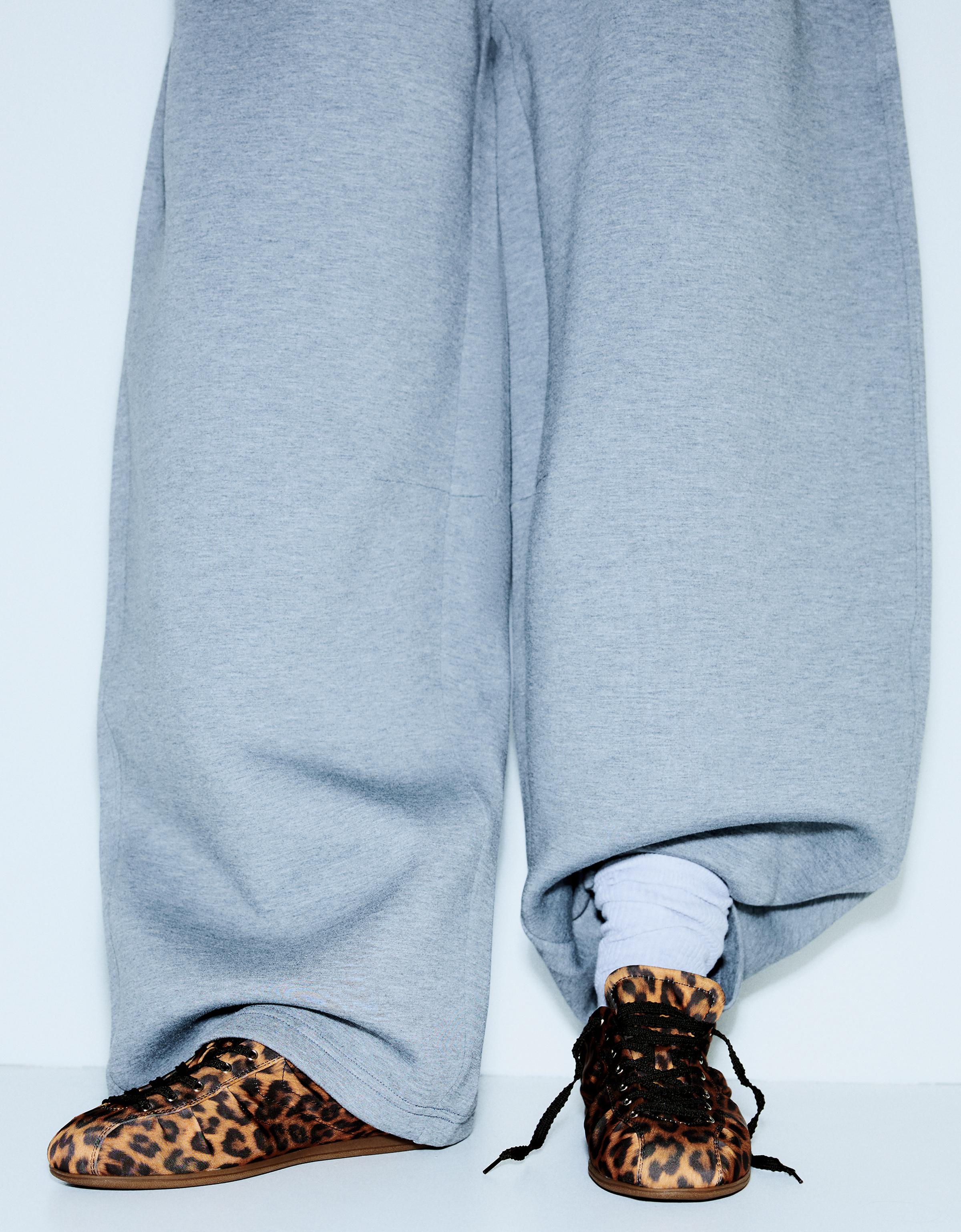 Leopard print low-profile trainers — ANIMAL PRINT